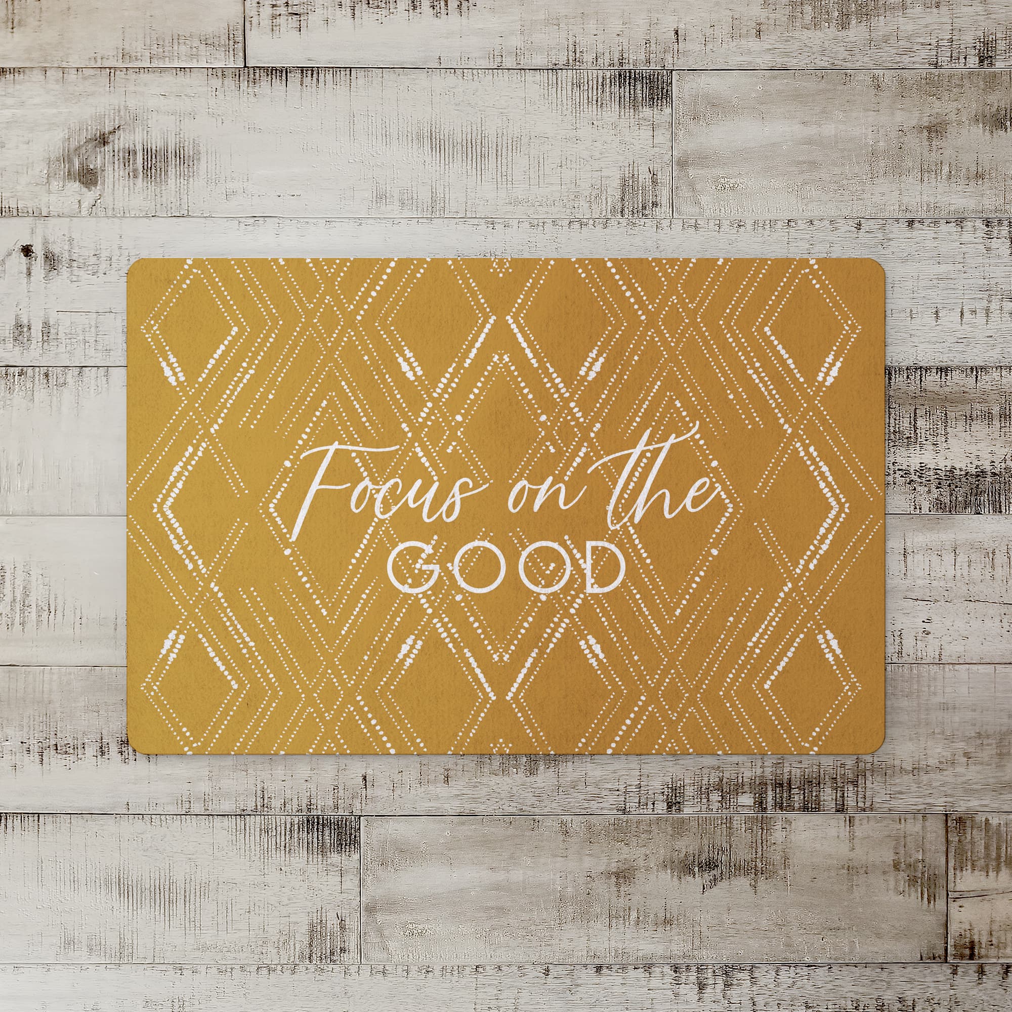 Focus on the Good Geo Diamond Floor Mat