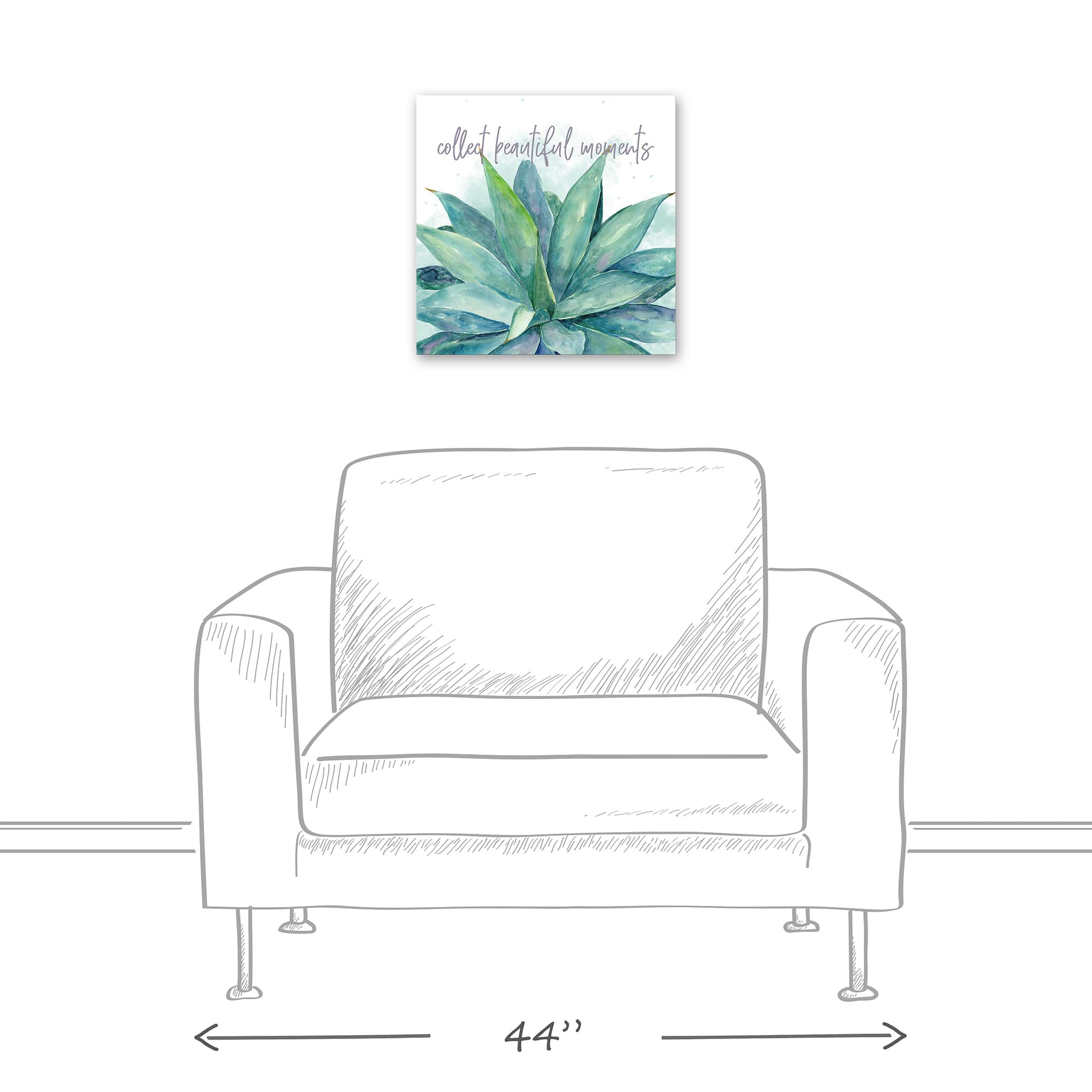 Collect Beautiful Moments 16" x 16" Canvas Wall Art