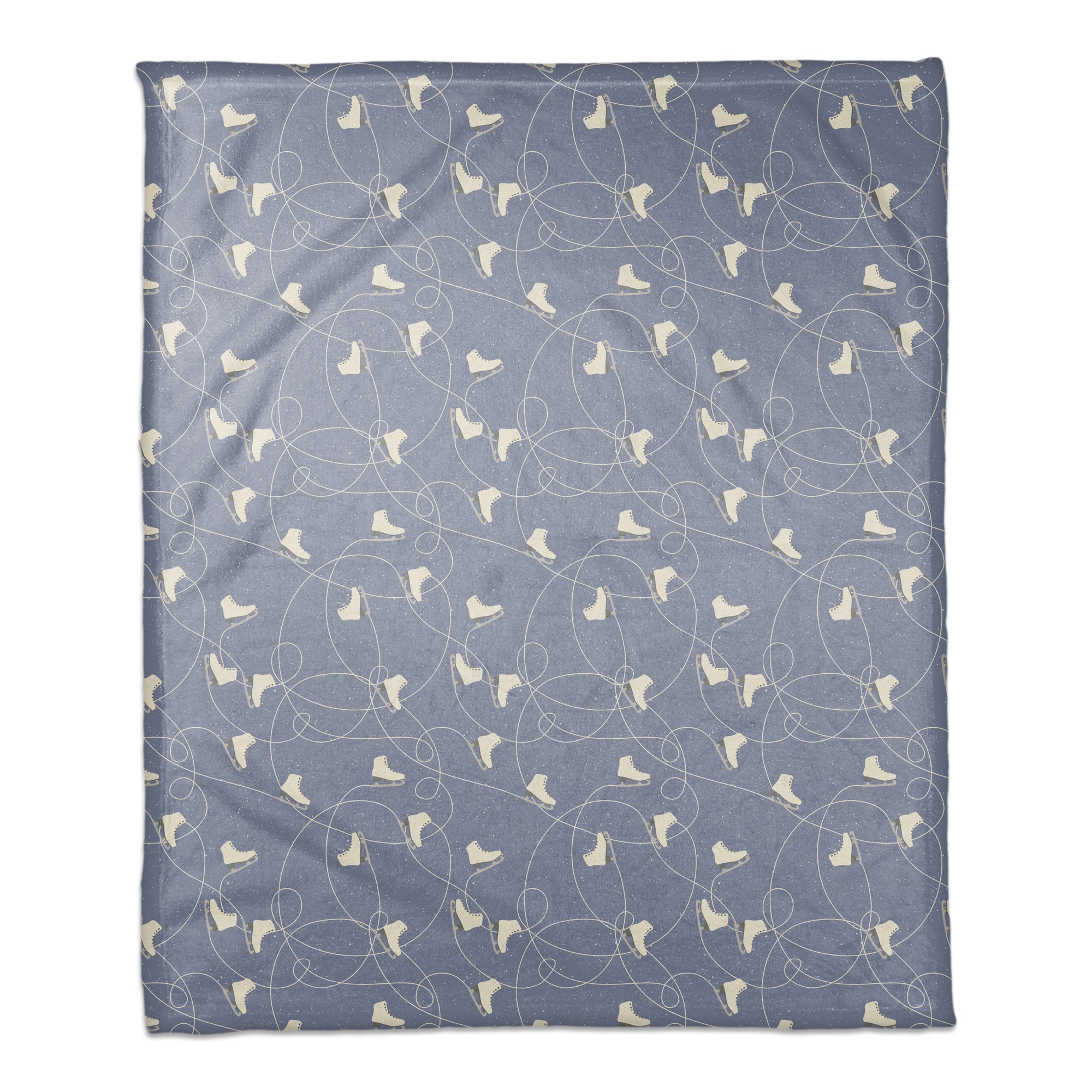 Skating Ice Skates 50x60 Coral Fleece Blanket