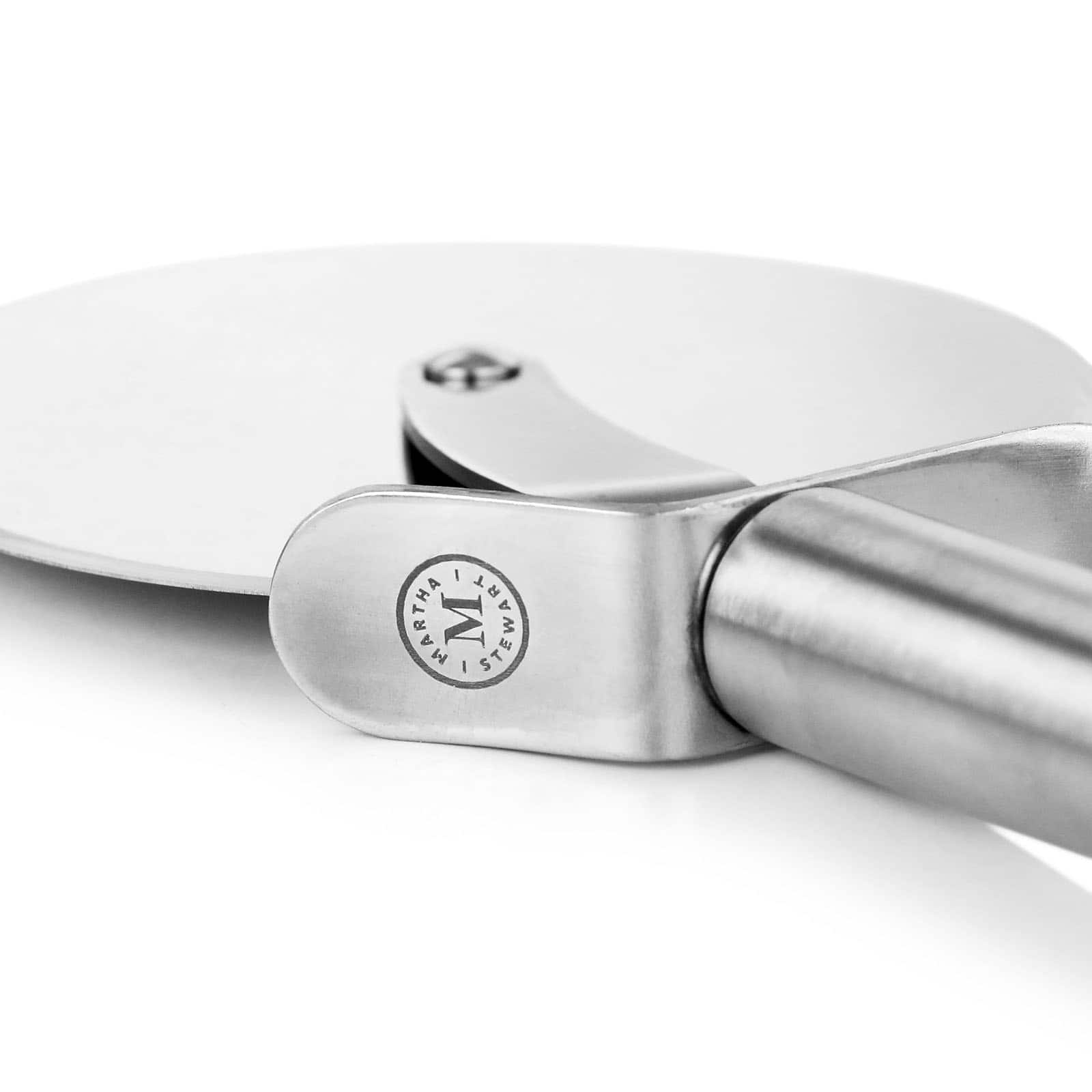 Martha Stewart 4'' Stainless Steel Pizza Cutter Kitchen Utensil