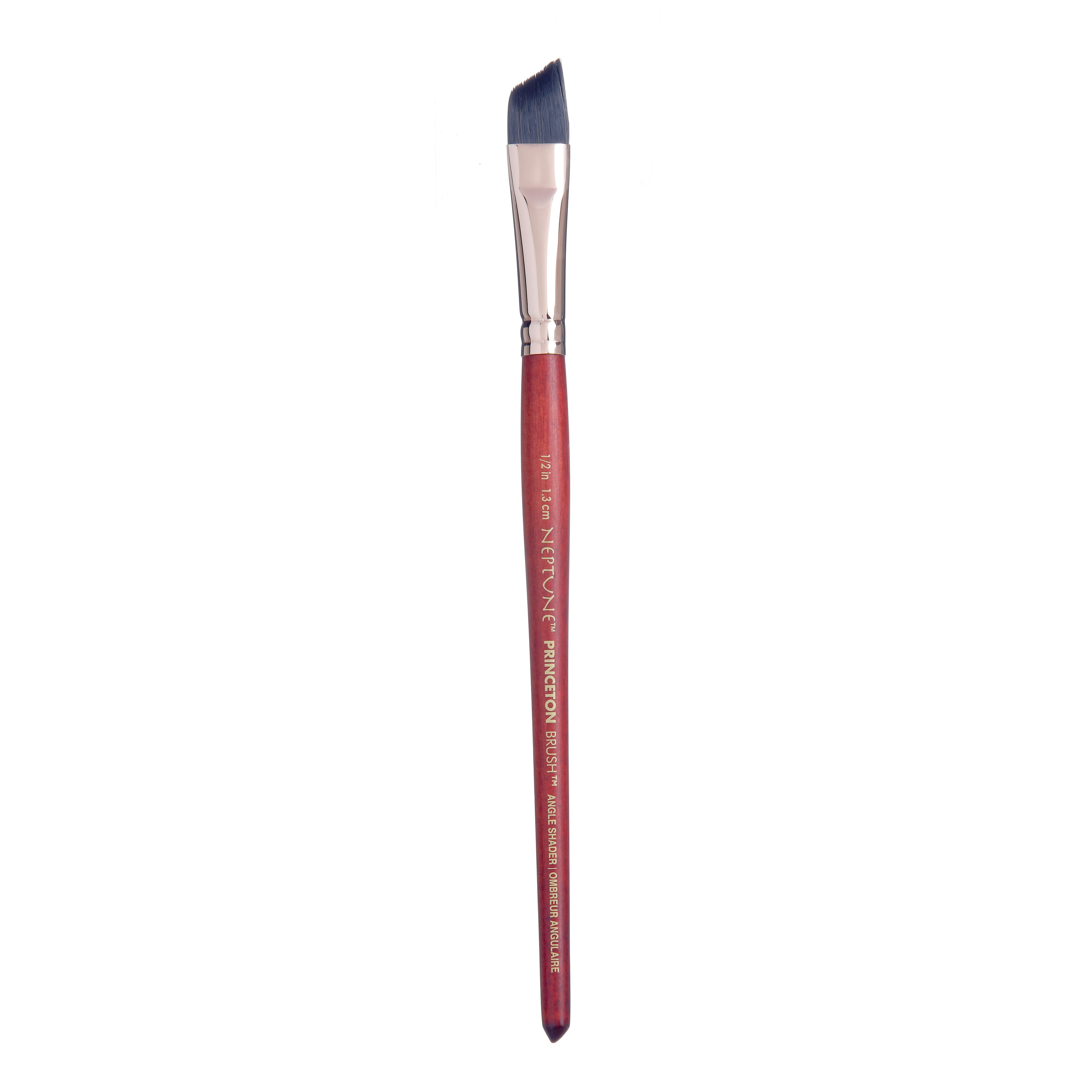 Princeton™ Neptune™ Synthetic Squirrel Angle Shader Watercolor Brush, Size 1/2