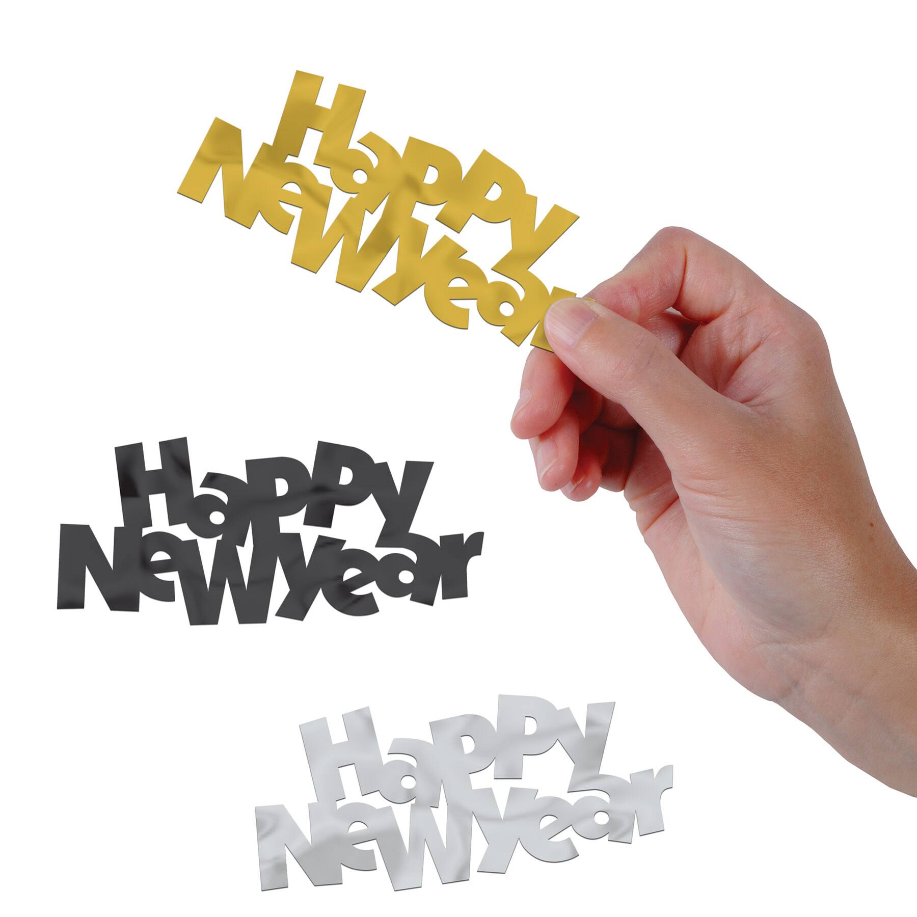 Beistle 2.25" x 4.75" Jumbo Happy New Year Fanci-Fetti, 12ct.