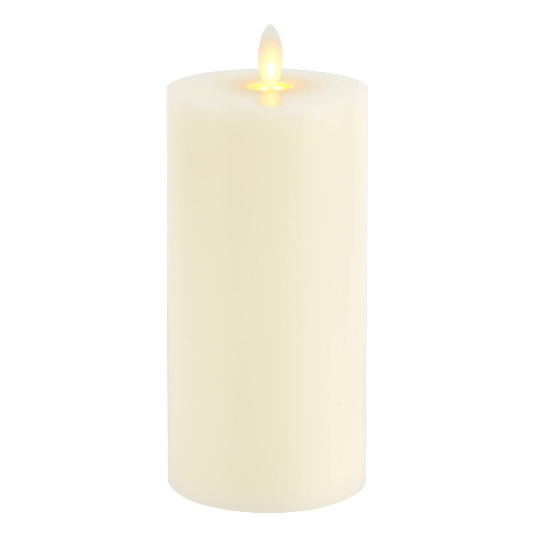3" x 6" Moving Flame LED Wax Pillar Candle by Ashland