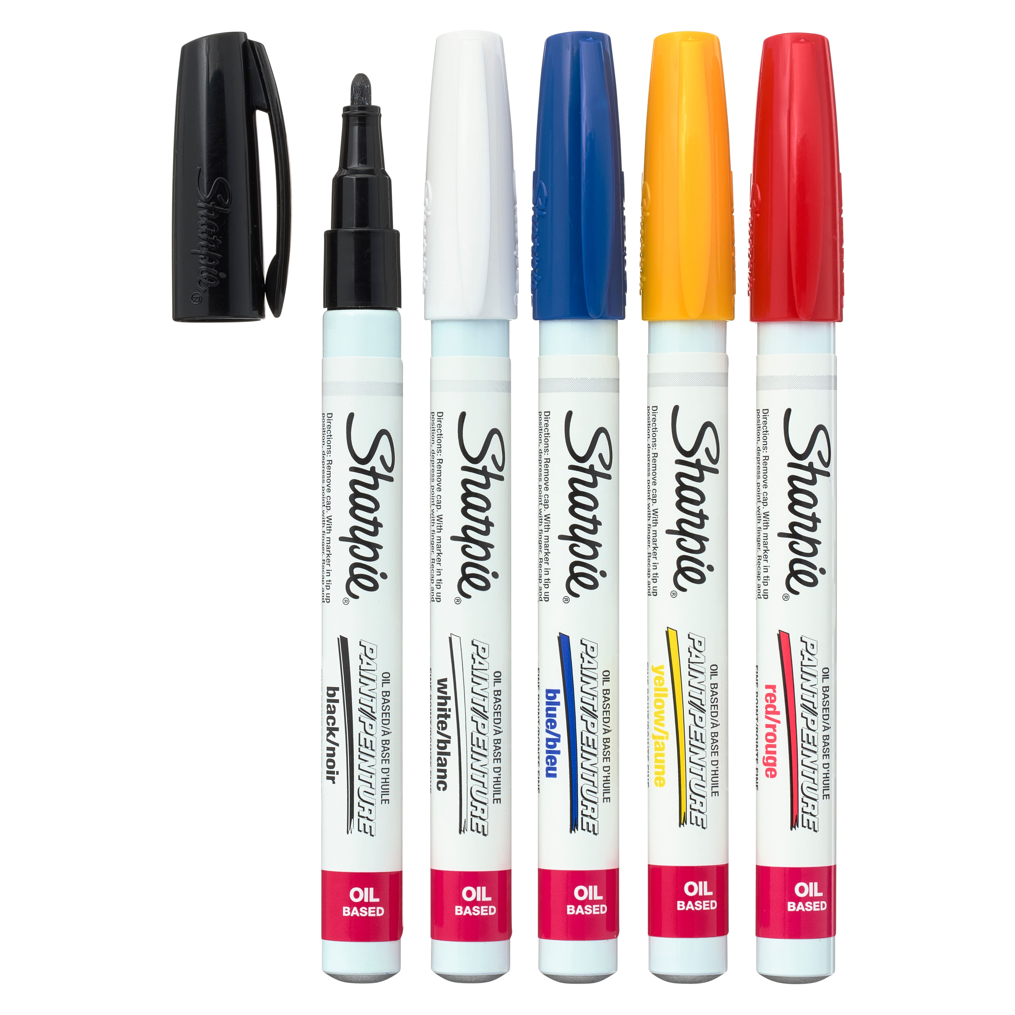 Sharpie® Oil-Based Paint Markers, Fine Point Primary Set