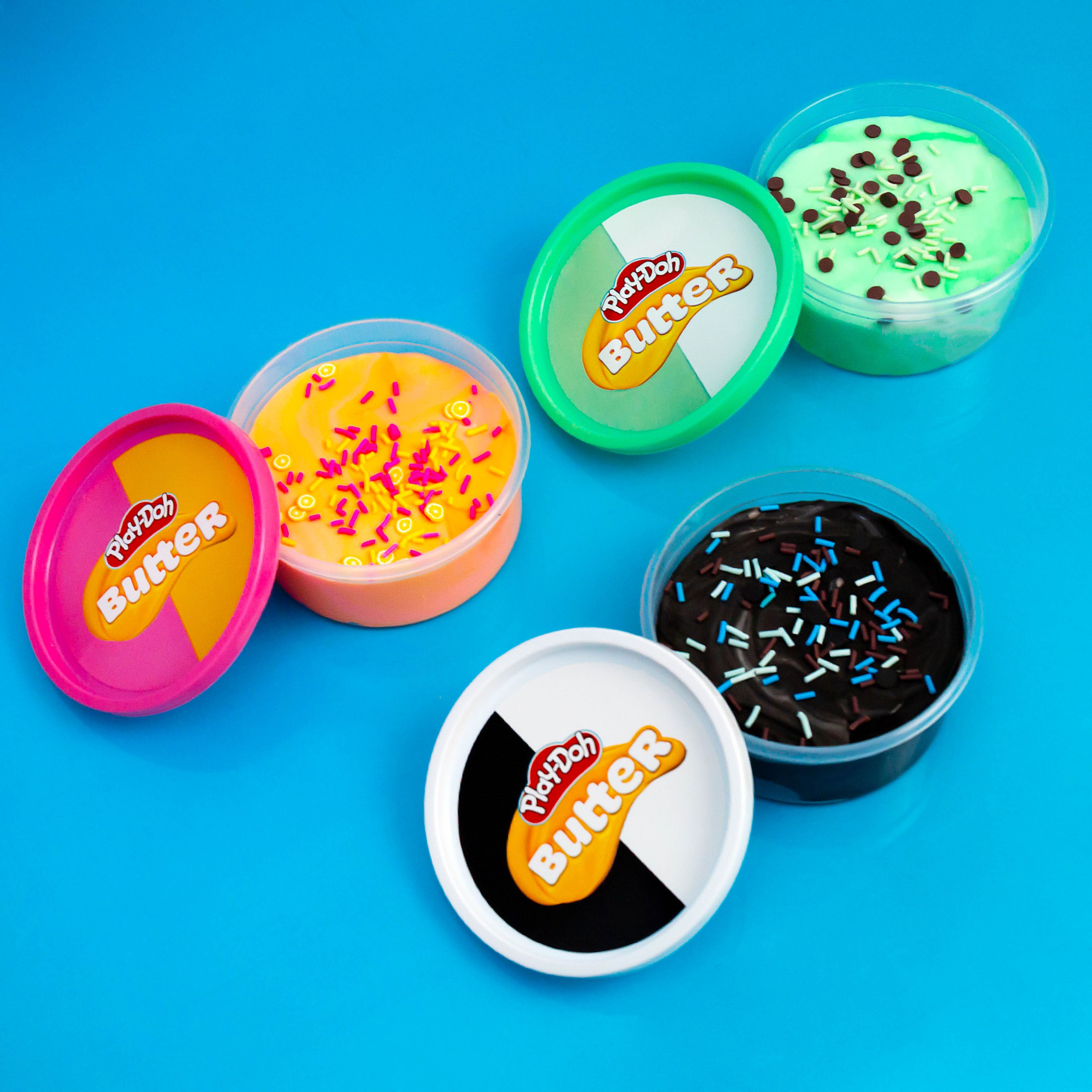 Play-Doh Green & White Mint Chocolate Chip Scented Butter Compound