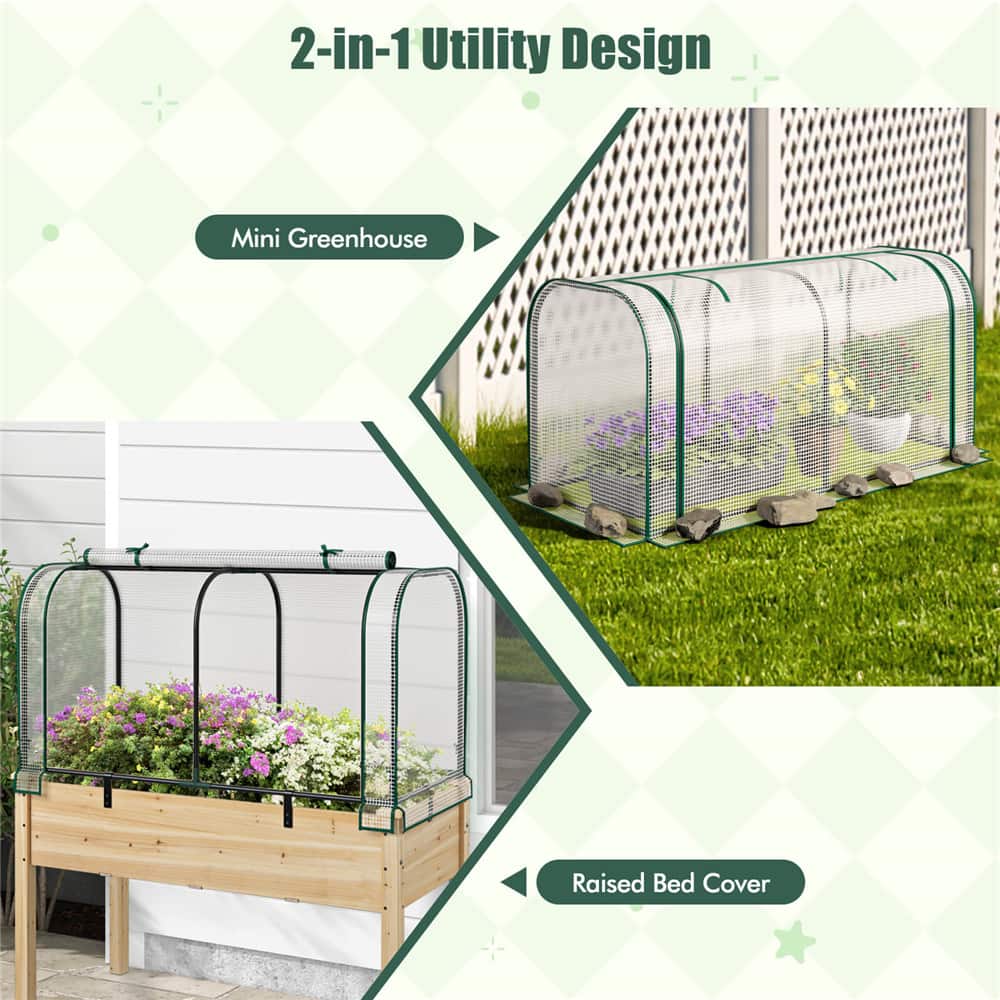 Costway Portable Mini Tunnel Greenhouse Kit