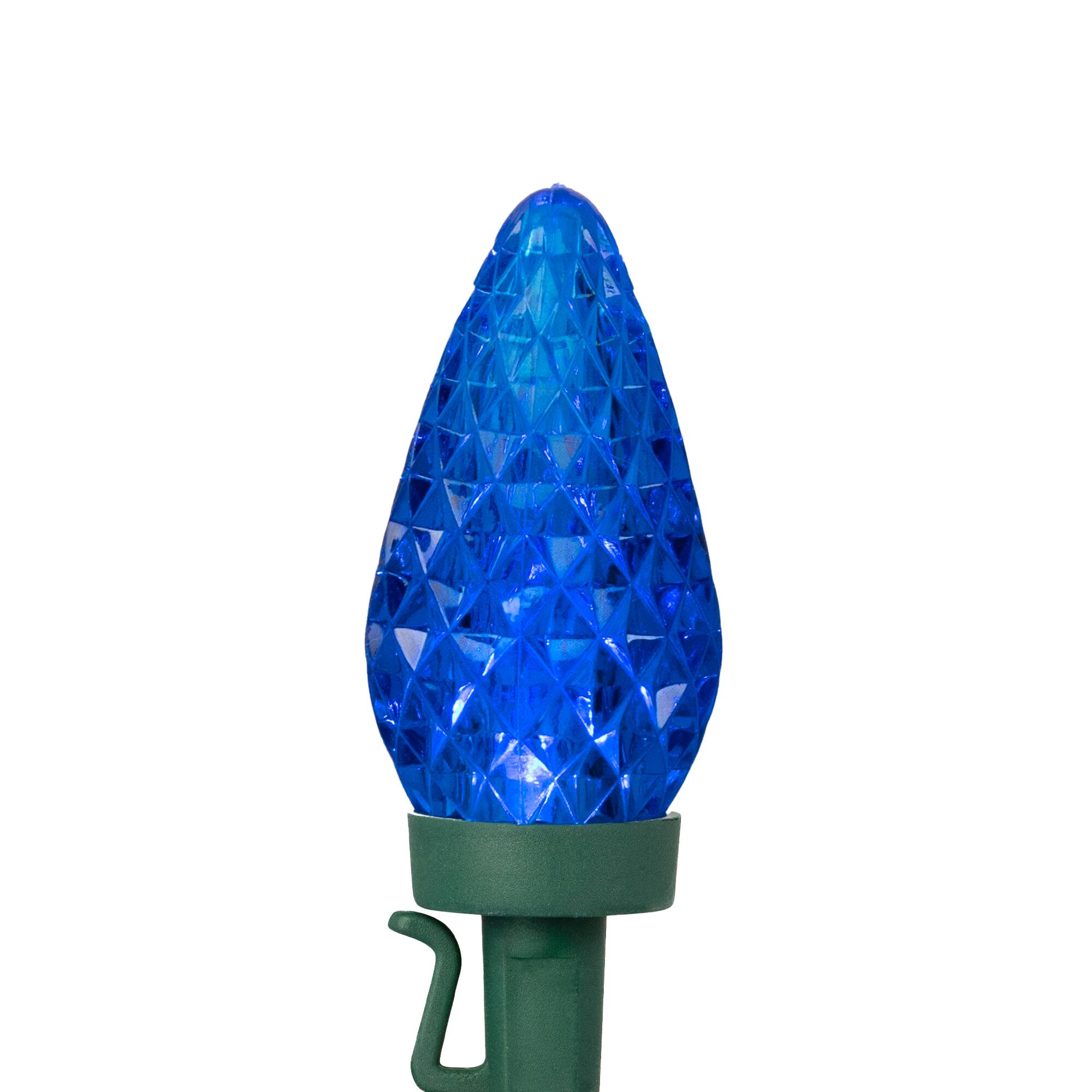 22 Gauge Patriotic LED C9 Faceted Christmas Light Wire