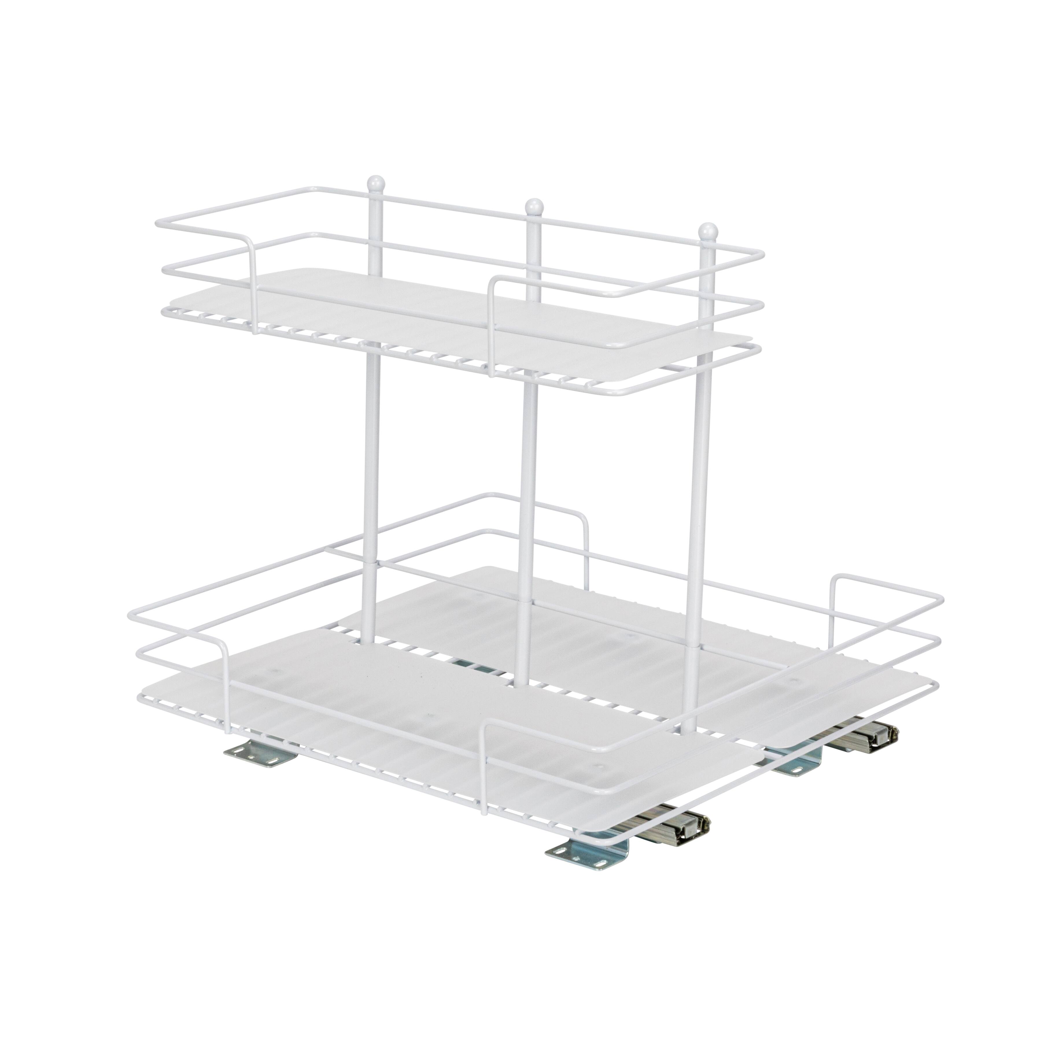 Household Essentials Glidez Double-Sided 2-Tier Organizer