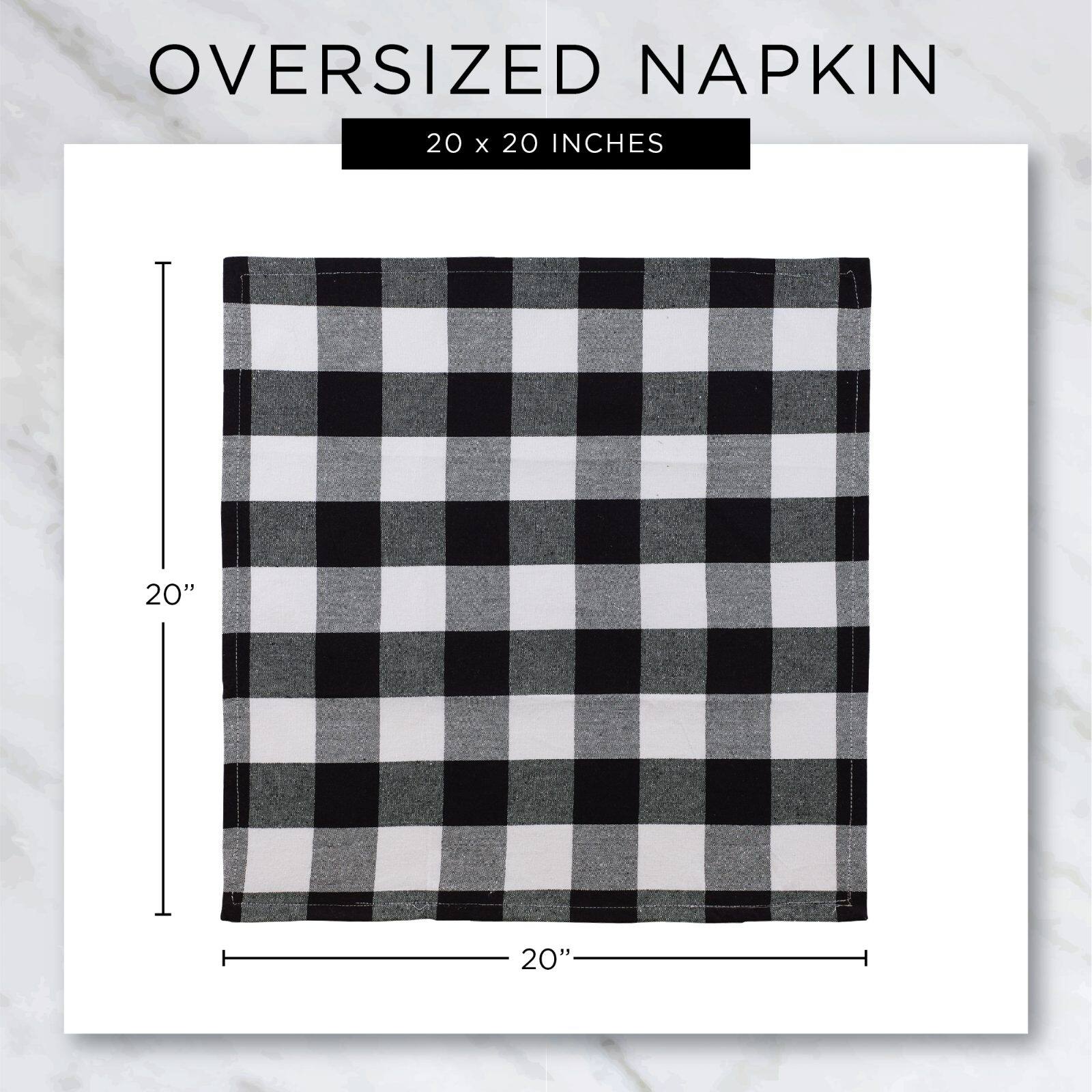 DII® Americana Plaid Cloth Dinner Napkins, 6ct.