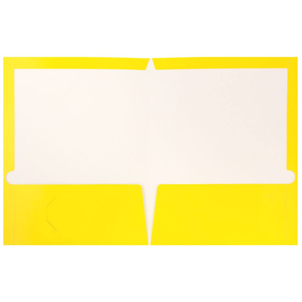 JAM Paper Laminated 2-Pocket Glossy Folders, 6ct.