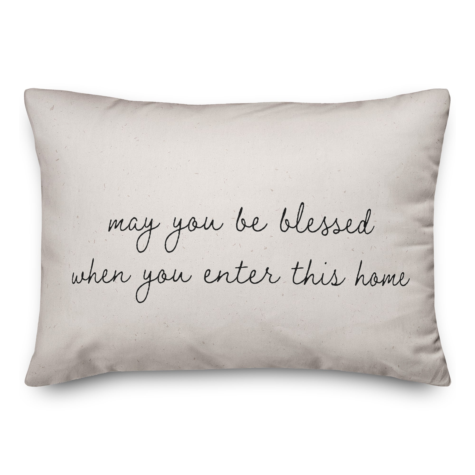 May You Be Blessed Indoor/Outdoor Lumbar Pillow