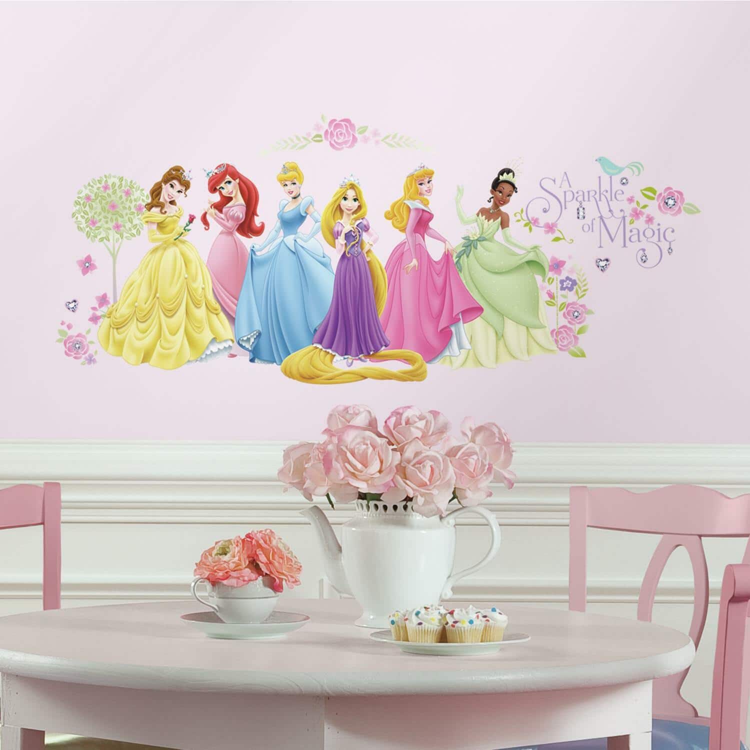 RoomMates Disney Princess Glow Princess Decals