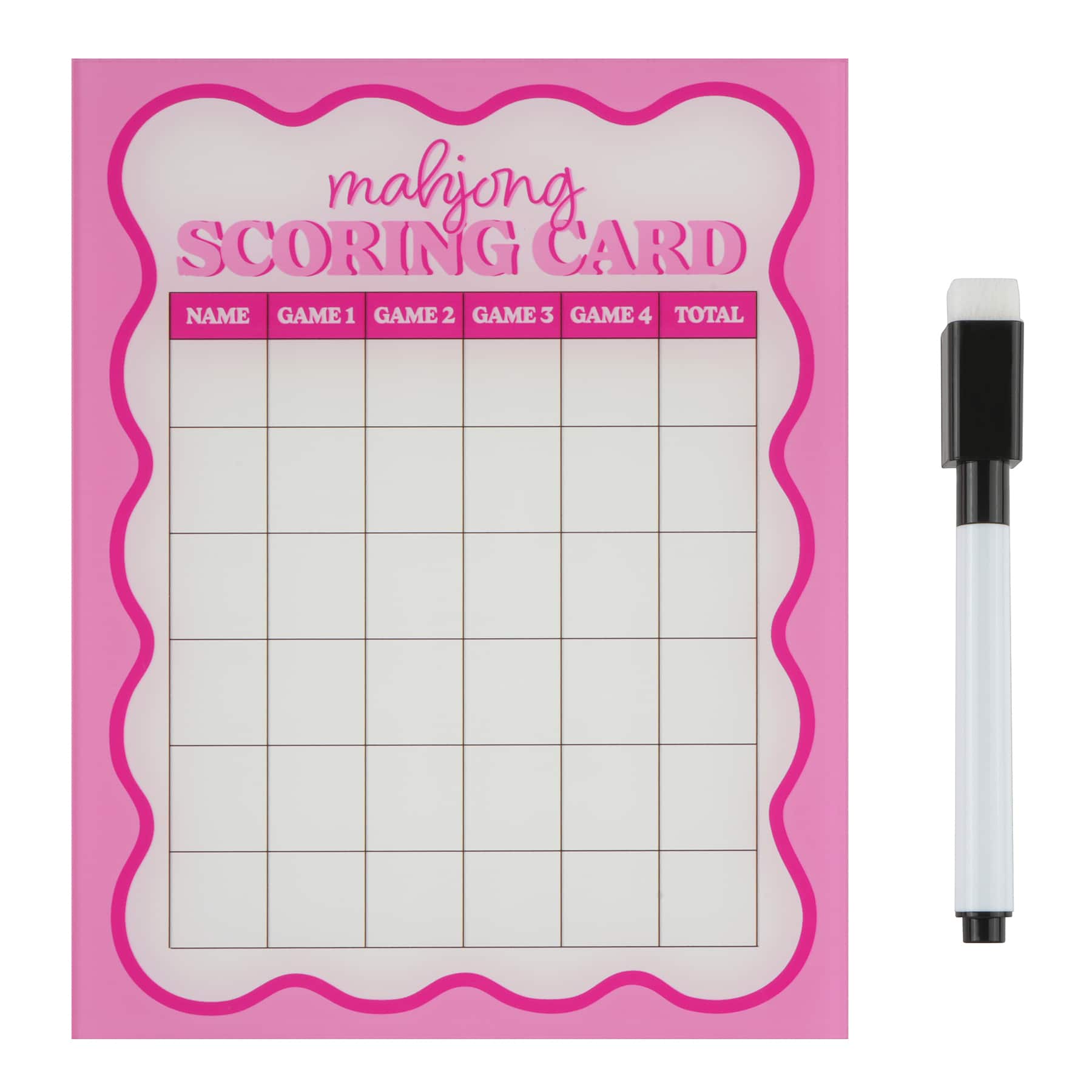 Mahjong Dry Erase Scorecard Set by Fab Finds