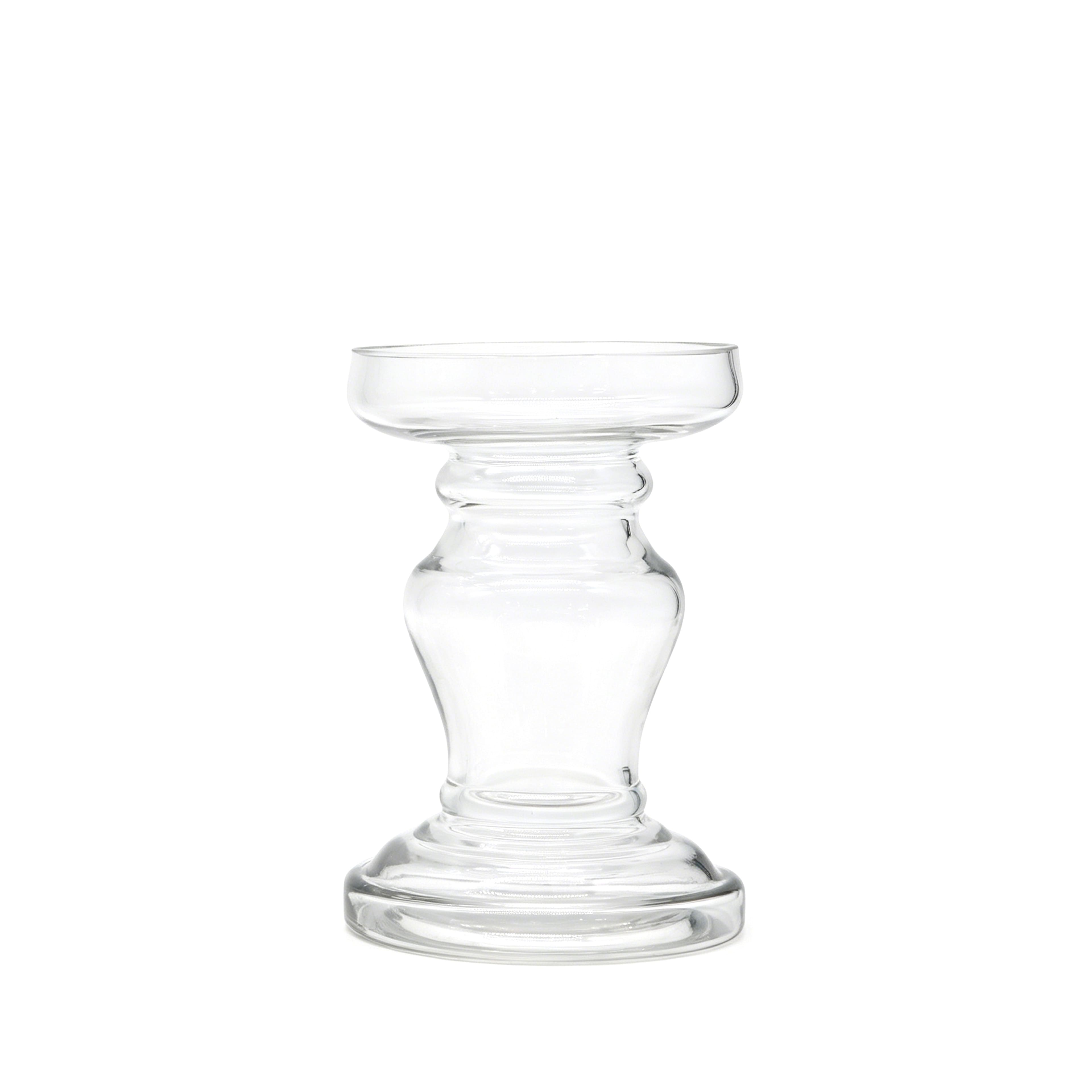 Clear Glass Pillar Candle Holder by Ashland