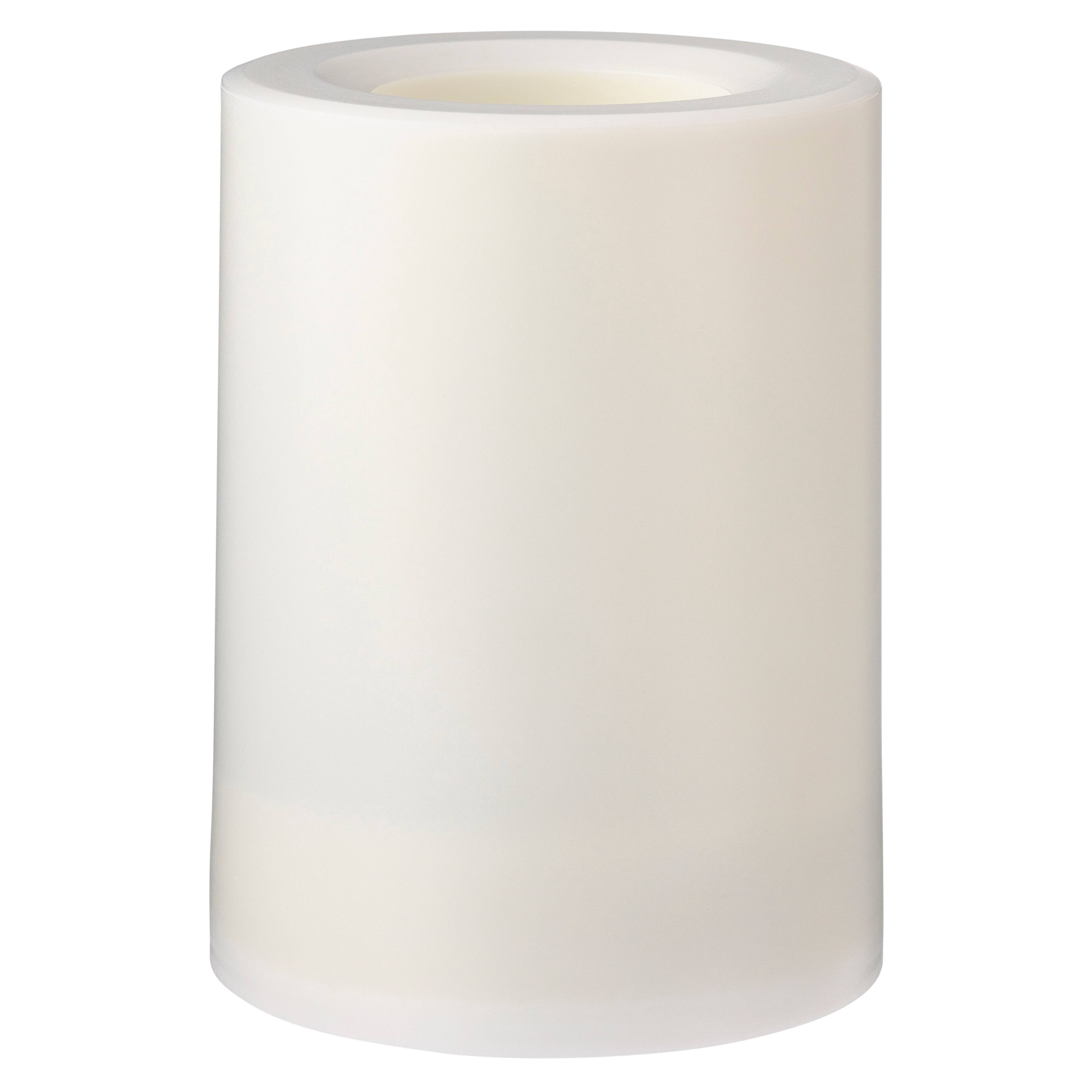 White 3" x 4" LED Outdoor Pillar Candle By Ashland®