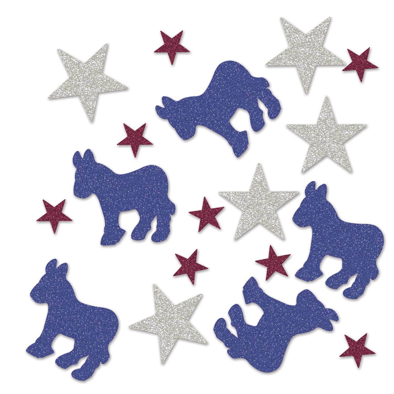 Beistle 1oz. Democratic Deluxe Sparkle Confetti