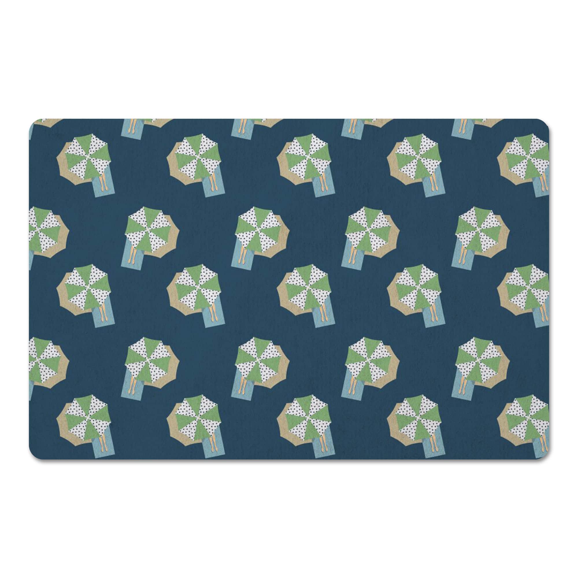 Umbrella Pattern Floor Mat