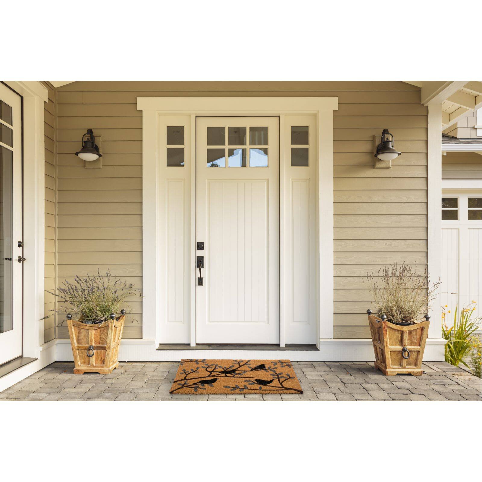 DII® J&M Birds Vinyl Back Coir Doormat