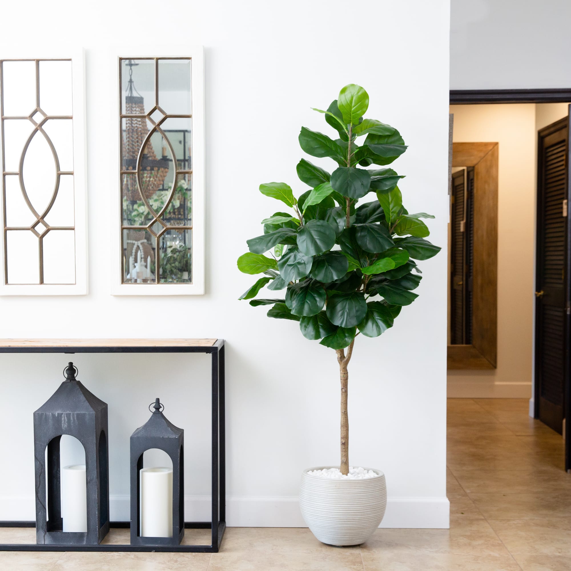 6ft. Artificial Fiddle Leaf Tree