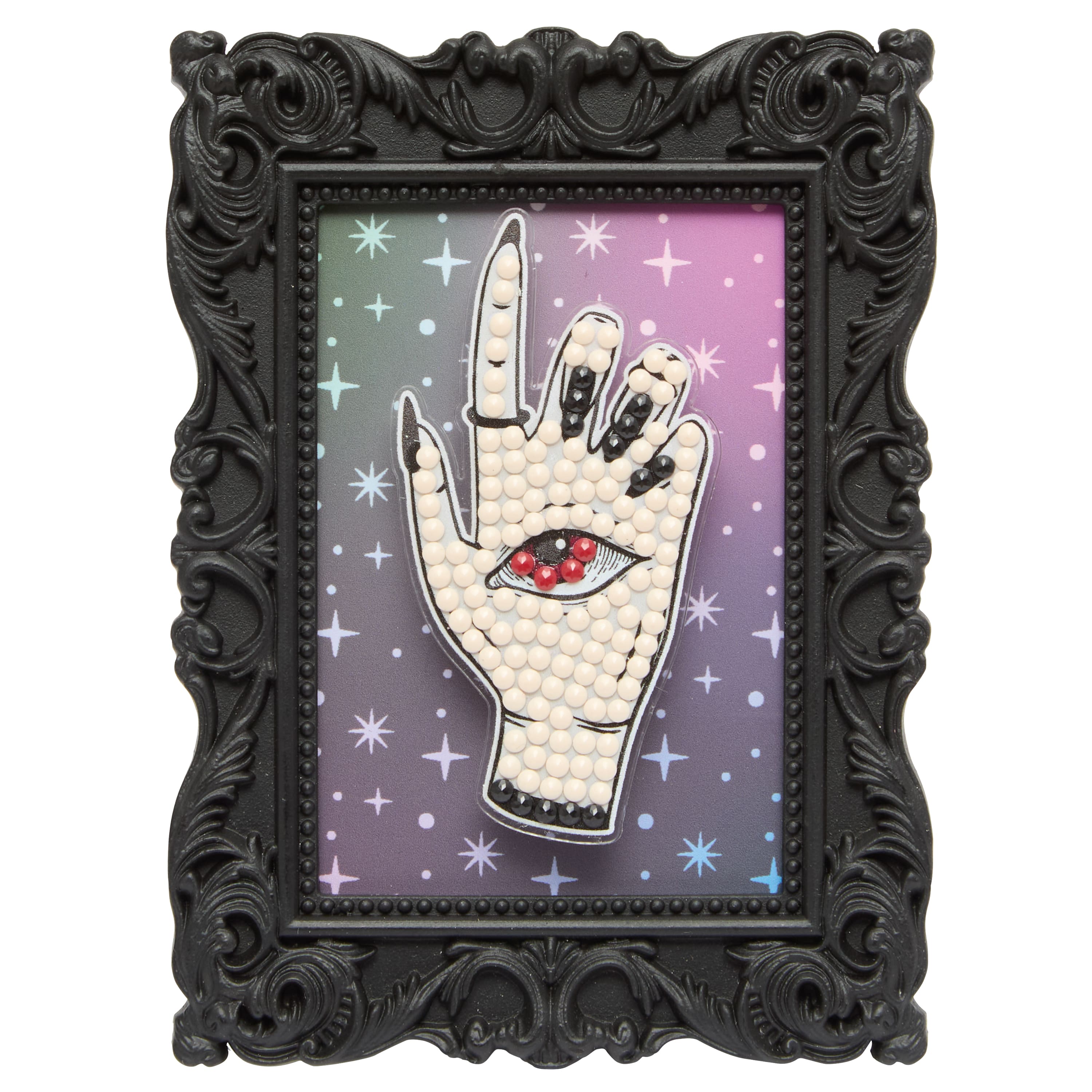 2" x 3" Witch Hand Acrylic Surface Diamond Art Kit with Frame by Make Market®