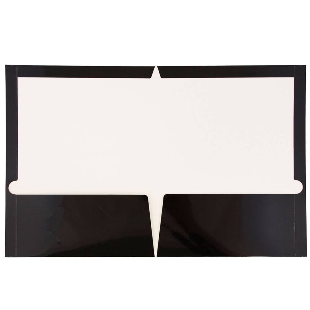 JAM Paper Glossy Laminated Two Pocket Folders, 50ct.