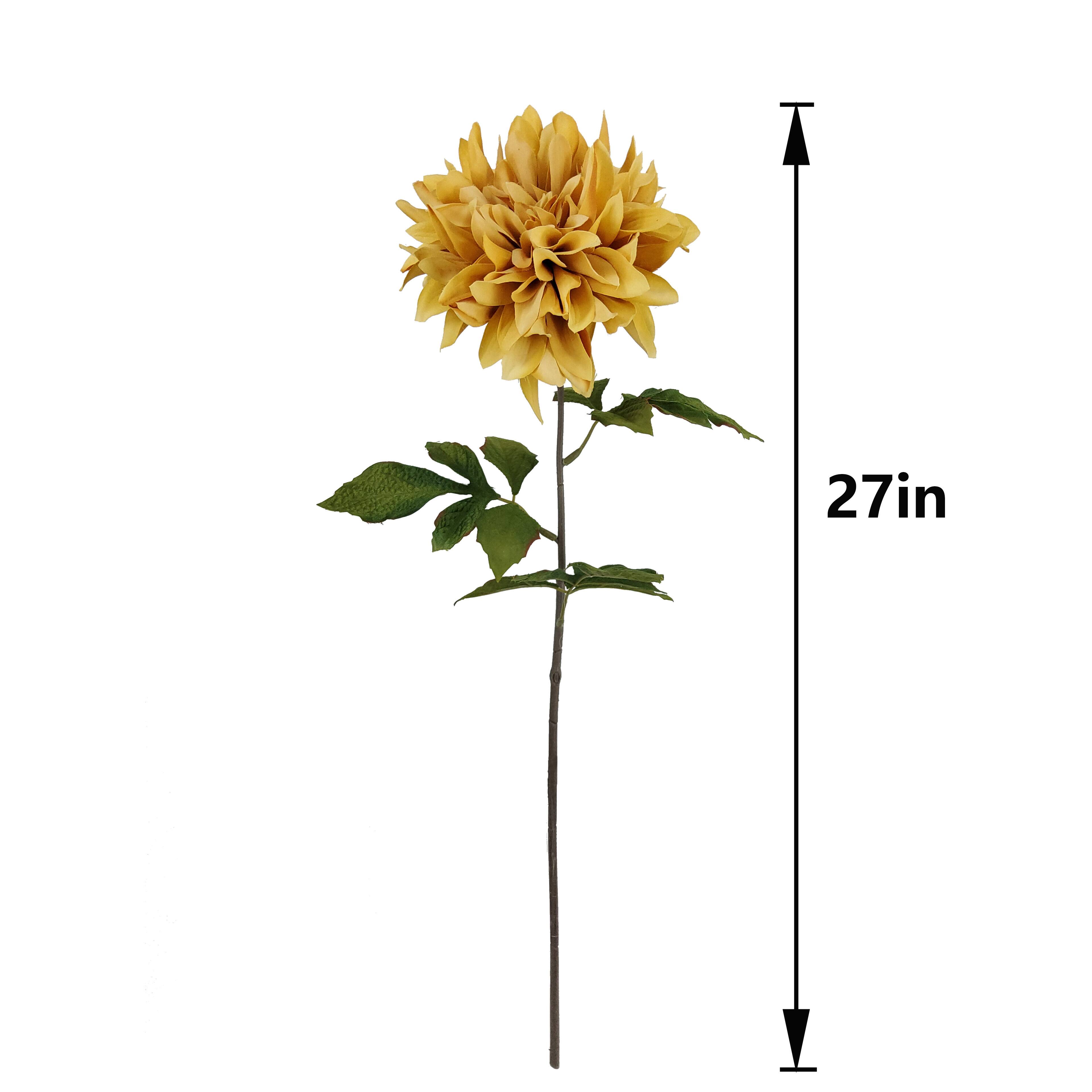 29" Gold Dahlia Stem by Ashland®