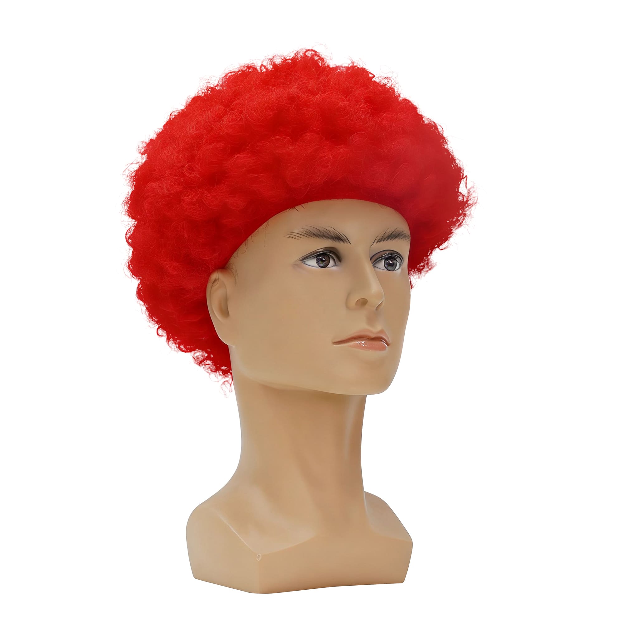 Adult Short Curly Costume Wig