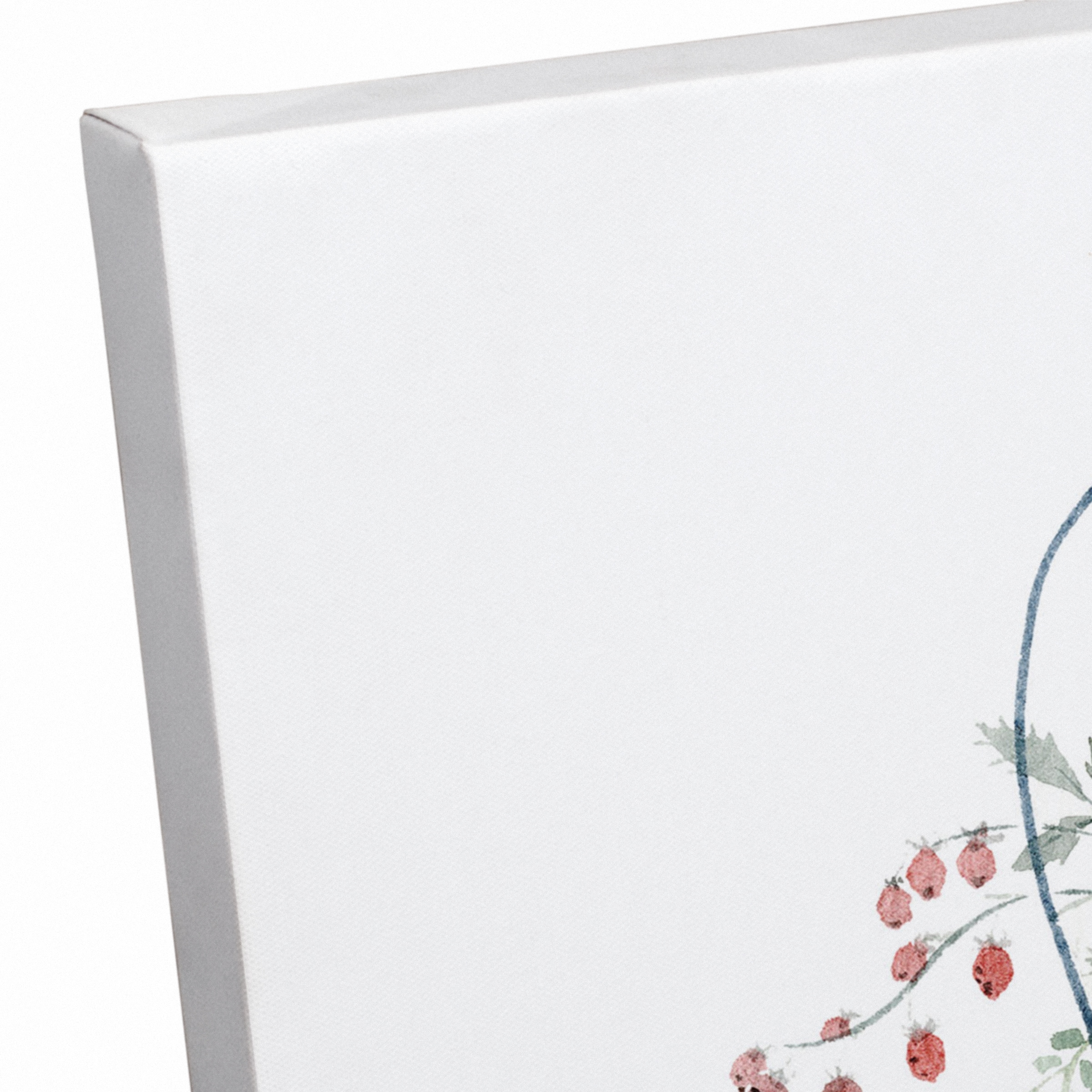 Grow Teapot Floral 16" x 16" Canvas Wall Art