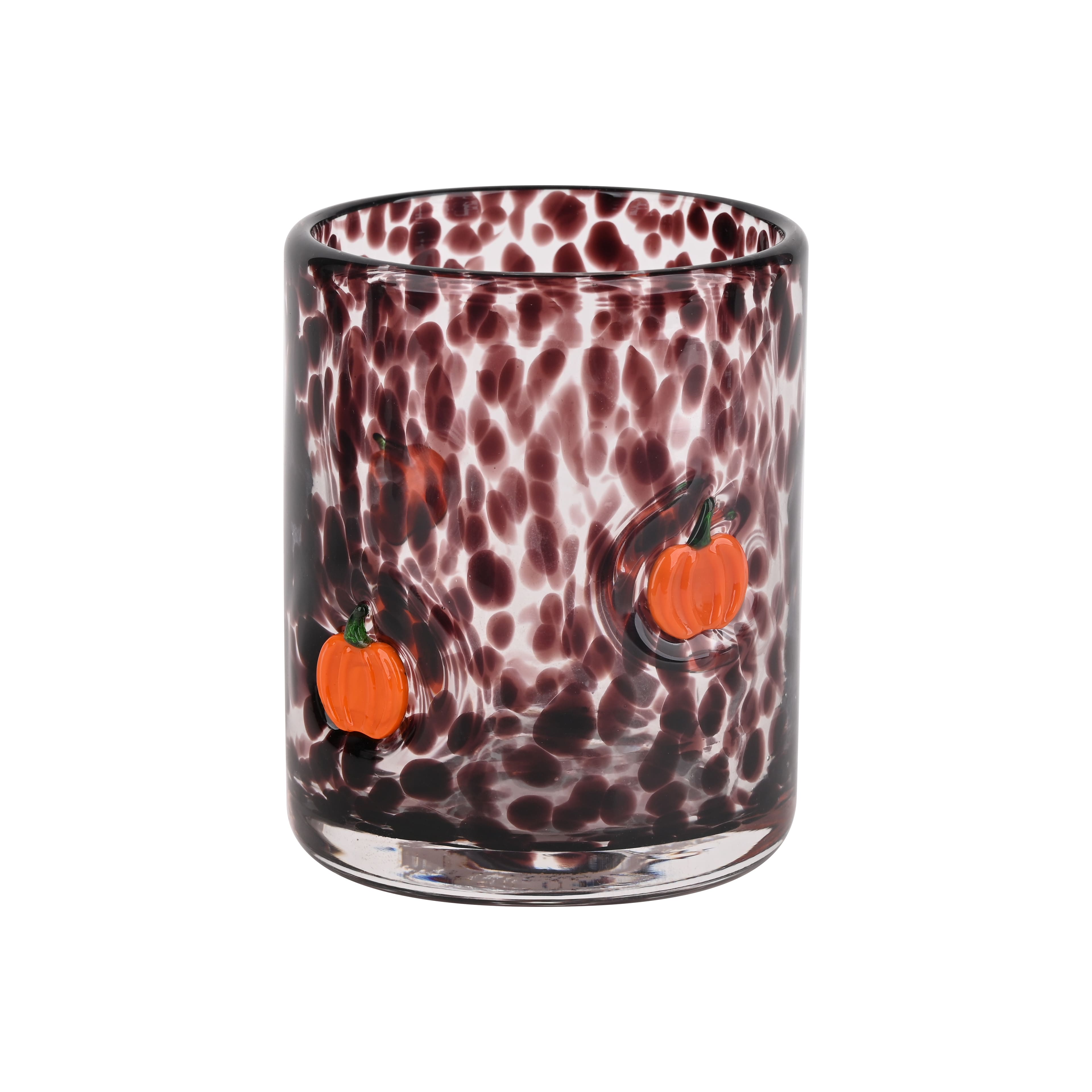 12oz. Confetti Jack-o'-Lantern Icon Double Old Fashioned Glass by Celebrate It™