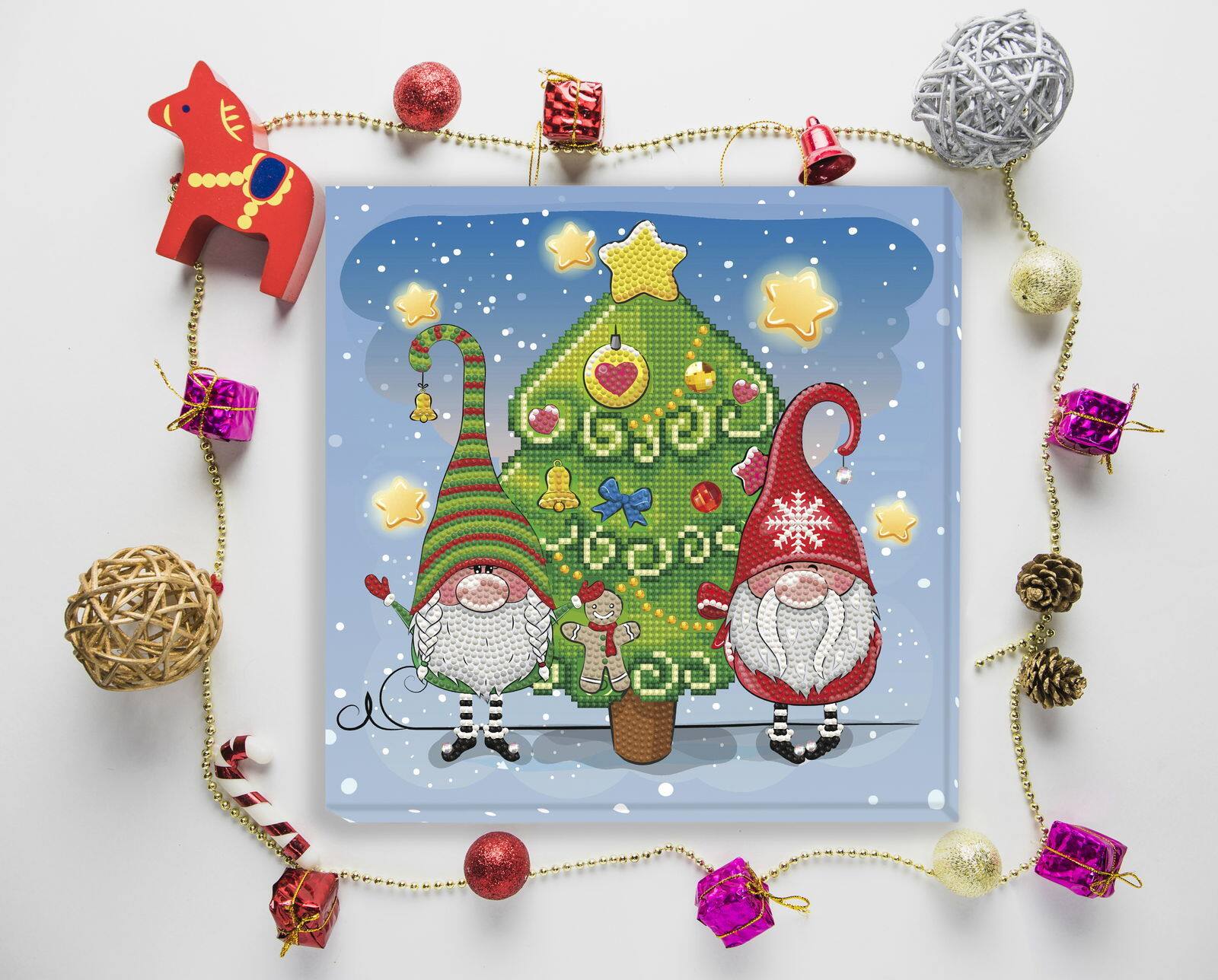 Diamond Dotz® Christmas Elves Diamond Dotting Kit