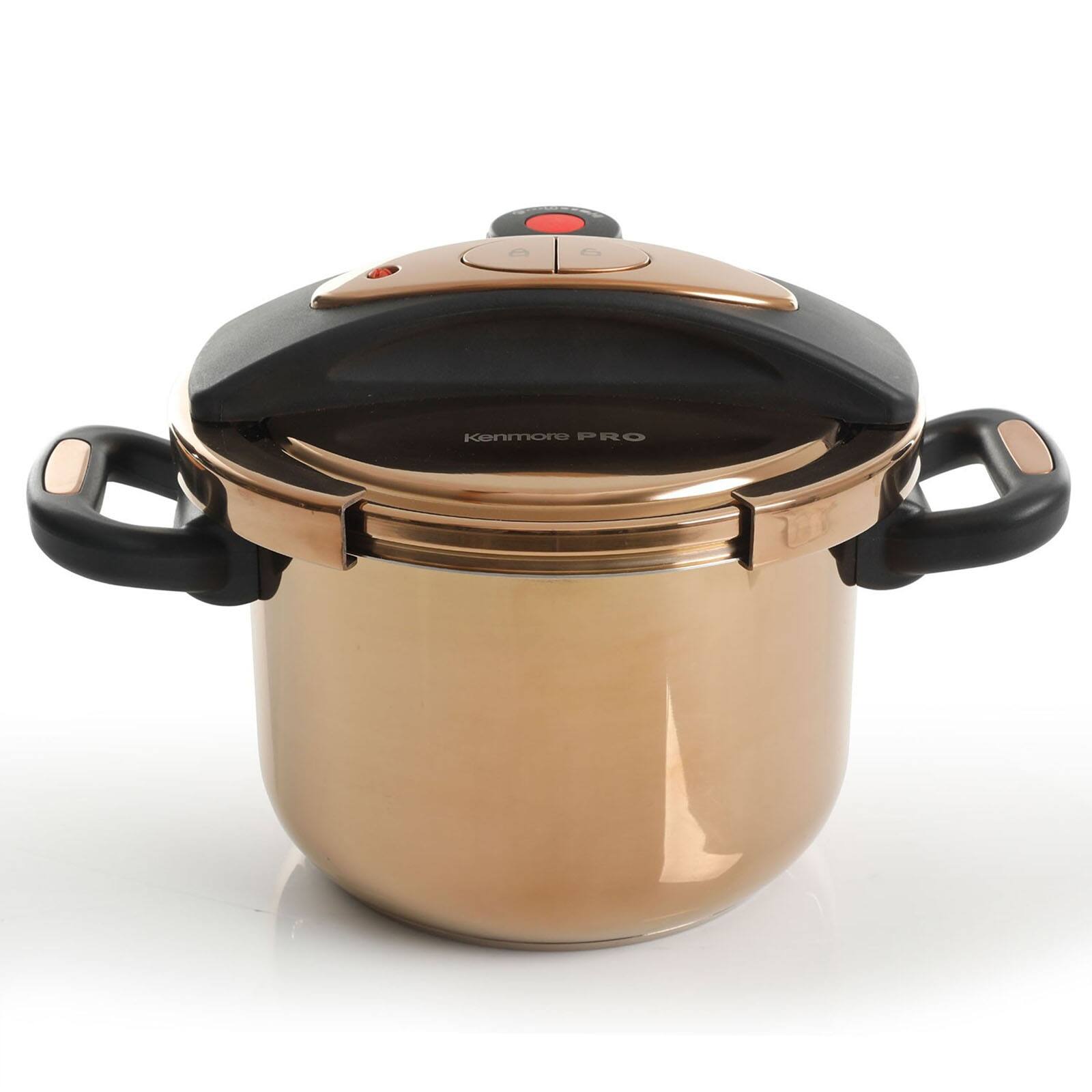 Kenmore® Bloomfield 6qt. Rose Gold Aluminum Pressure Cooker