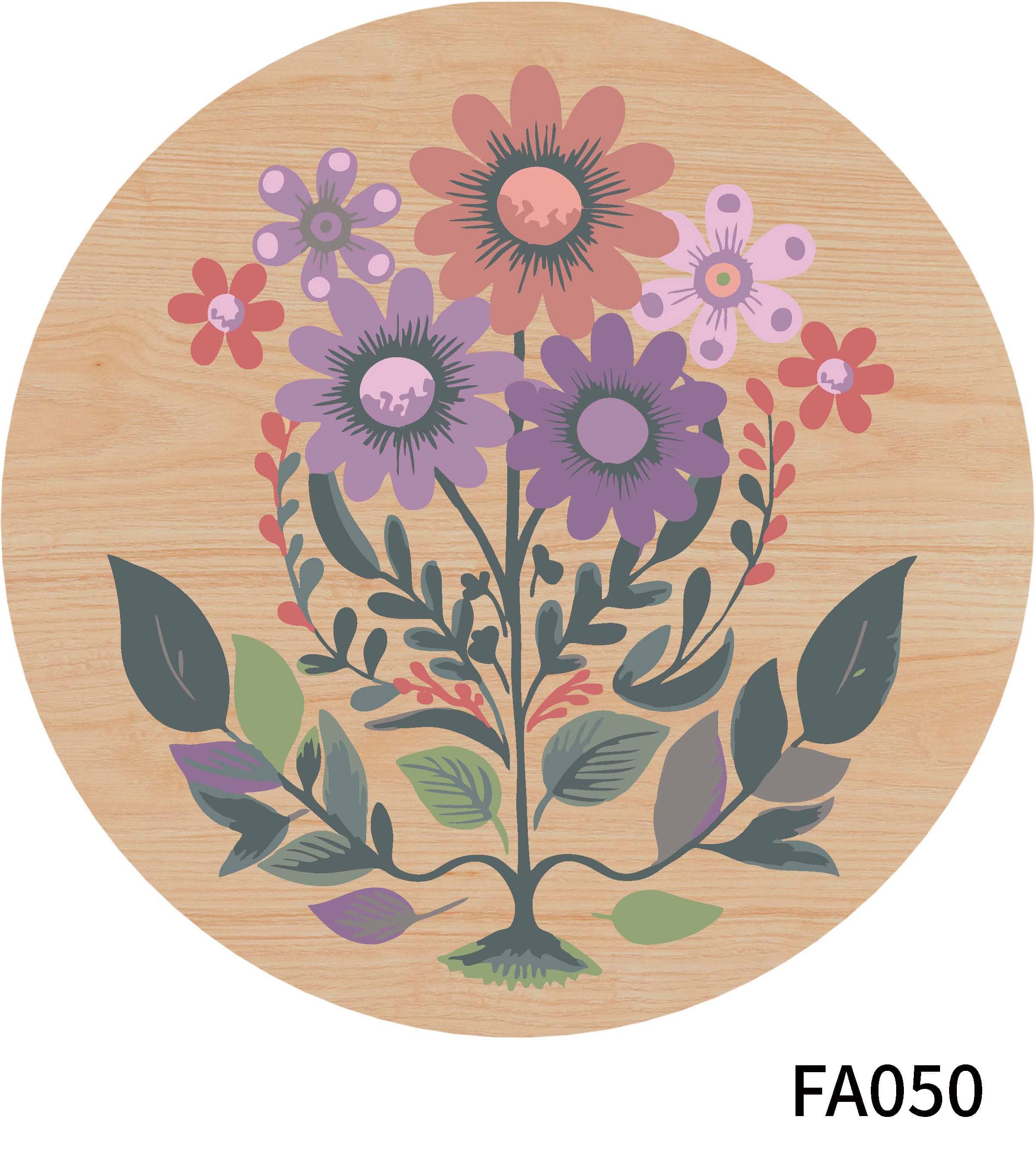 Folk Art Paint-by-Number Plywood Surface Kit by Artist's Loft®