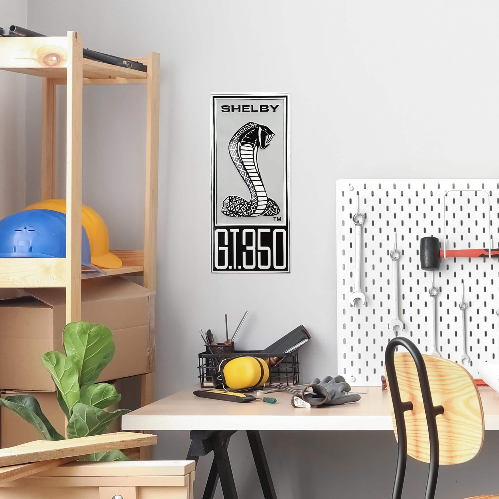 Shelby™ GT350 Embossed Shaped Metal Wall Sign