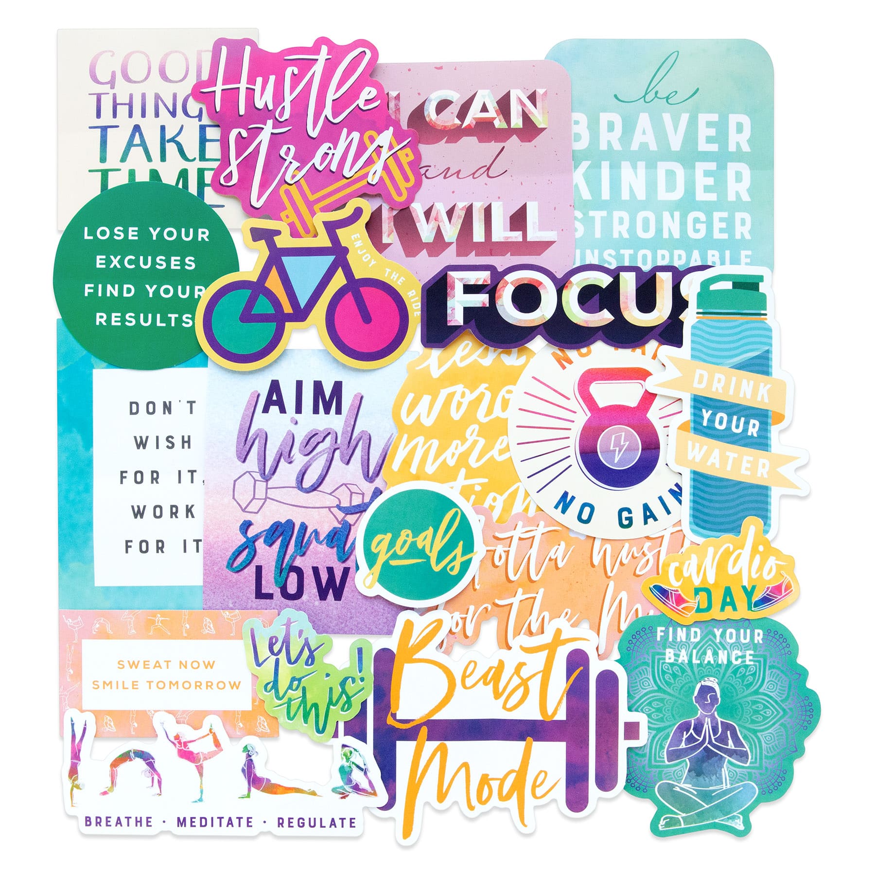 Motivation Vinyl Die Cut Stickers by Recollections™
