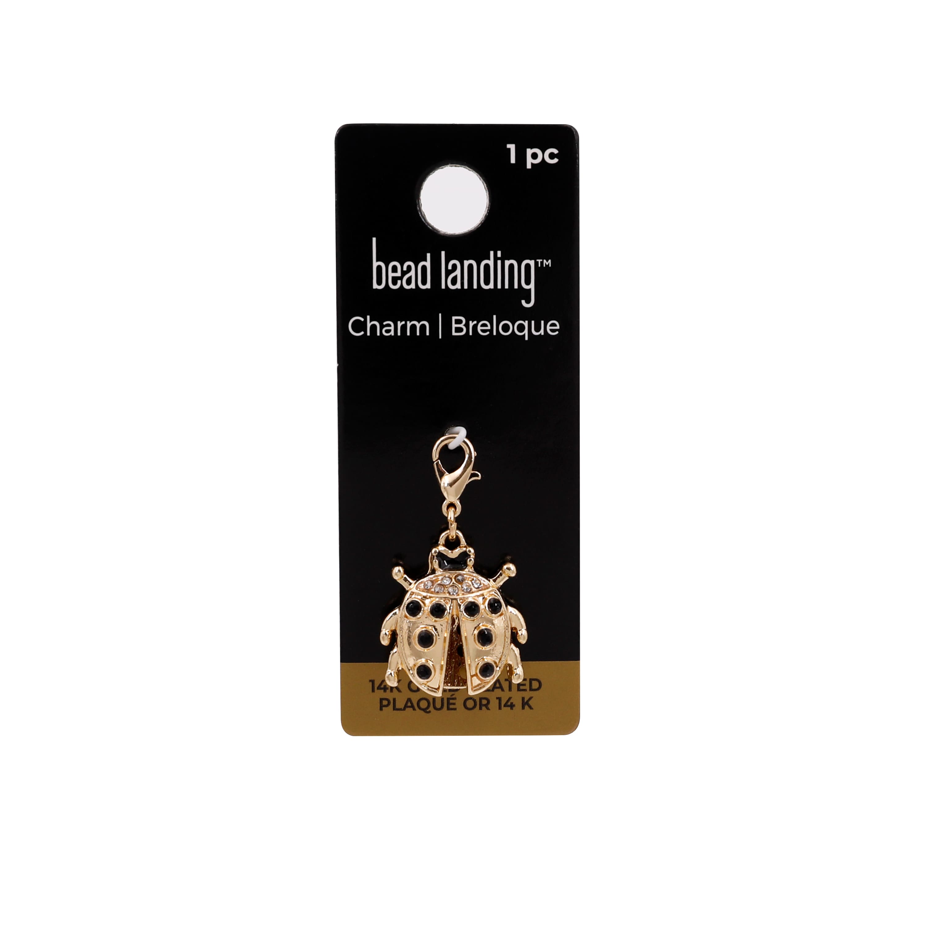 14K Gold Plated Ladybug Charm by Bead Landing™