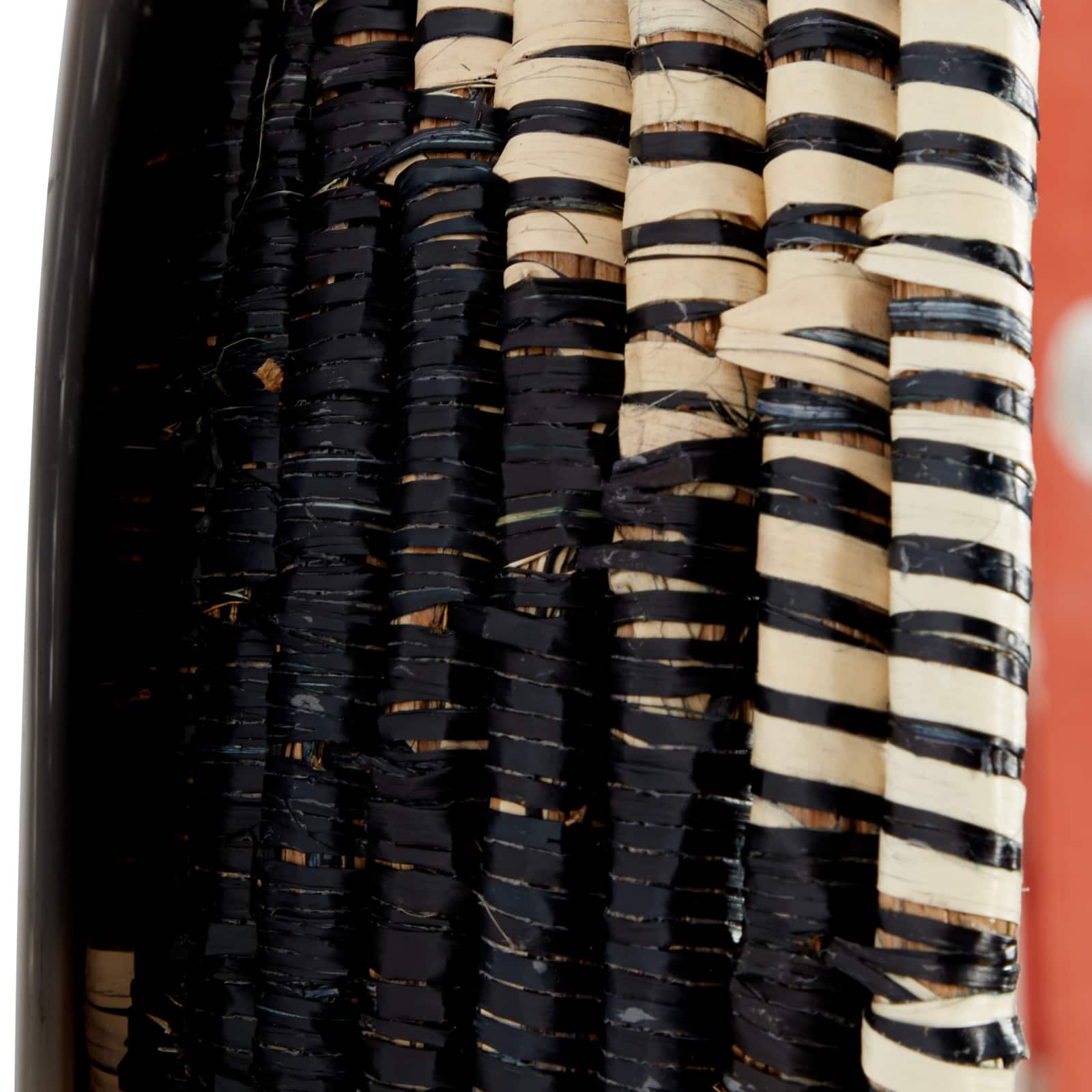 Set of 3 Black Wood Boho Style Wall Decor 20", 18", 15"