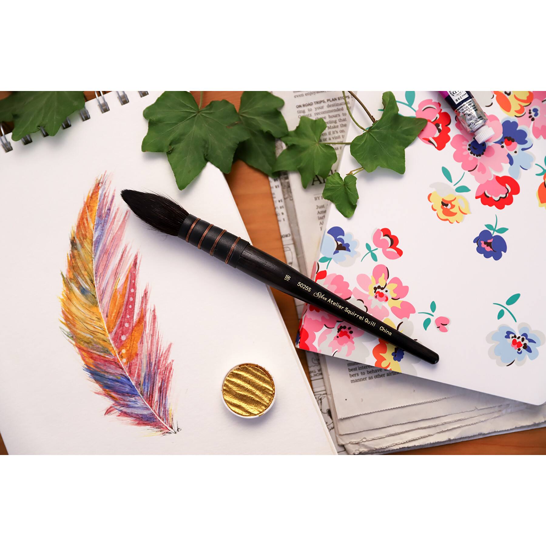 Silver Brush Limited Atelier Quill™ 3 Piece Round Brush Set