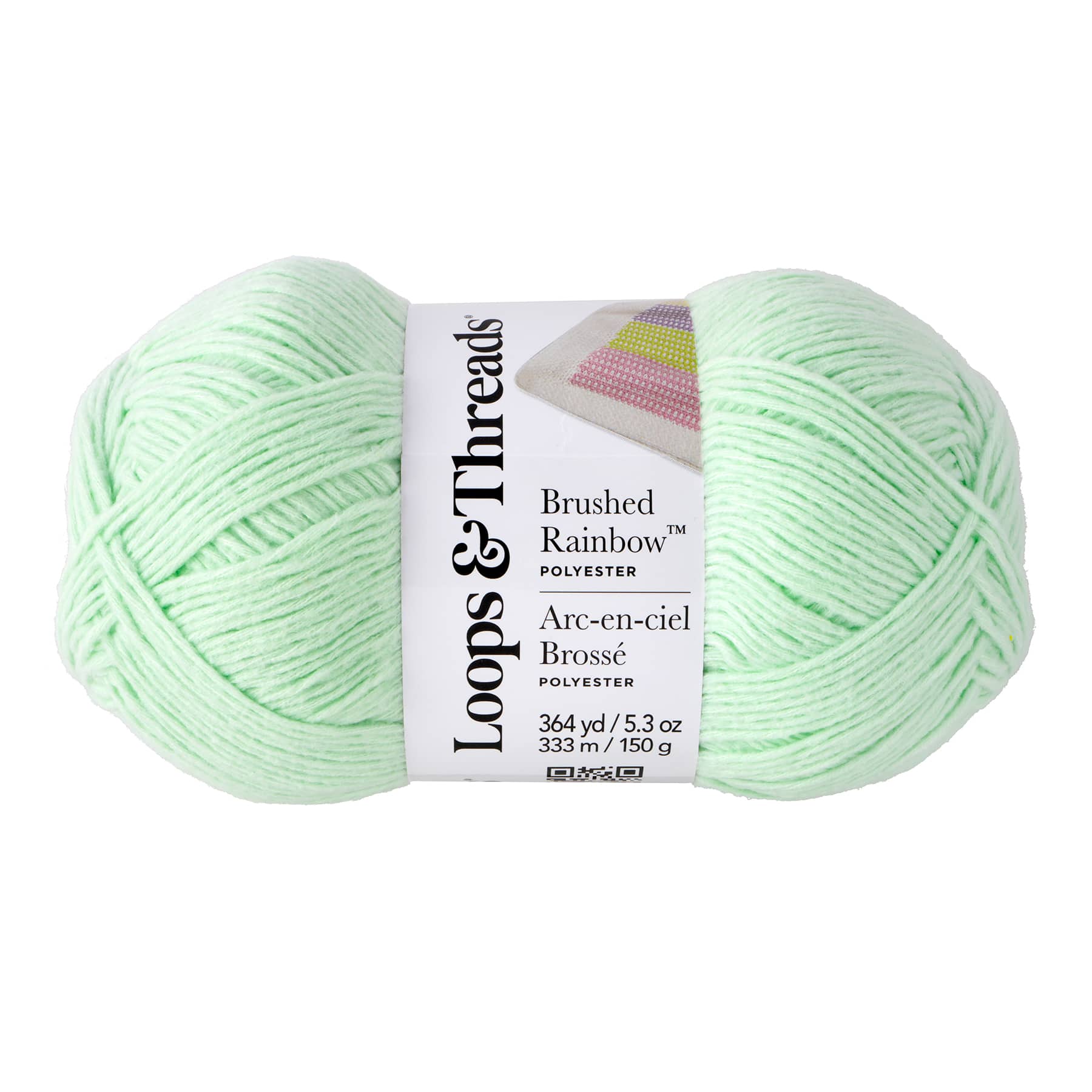 15 Pack: Brushed Rainbow™ Yarn by Loops & Threads®
