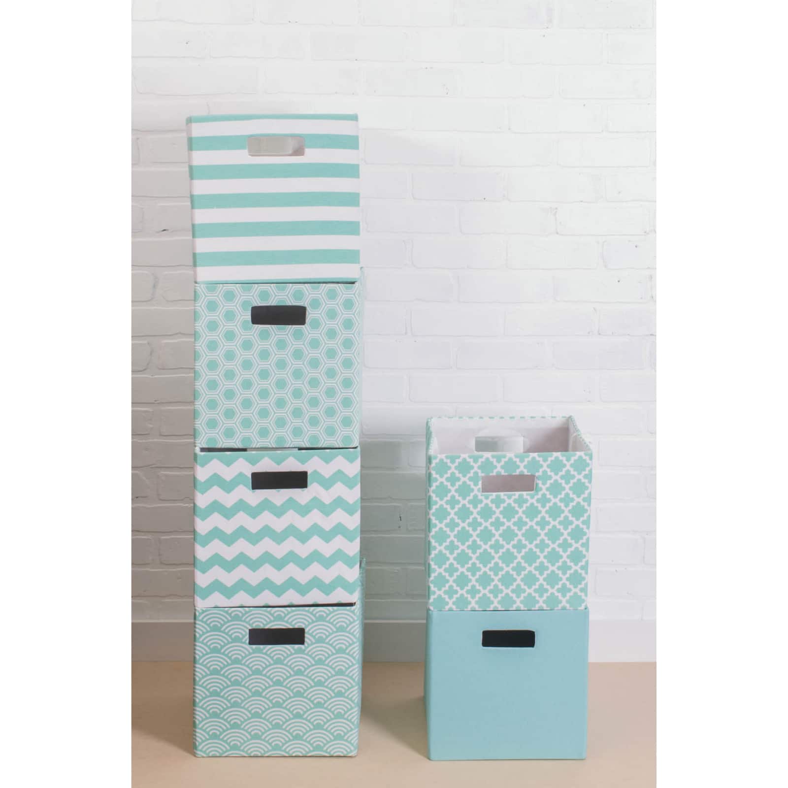 DII® 13" Polyester Waves Storage Cube