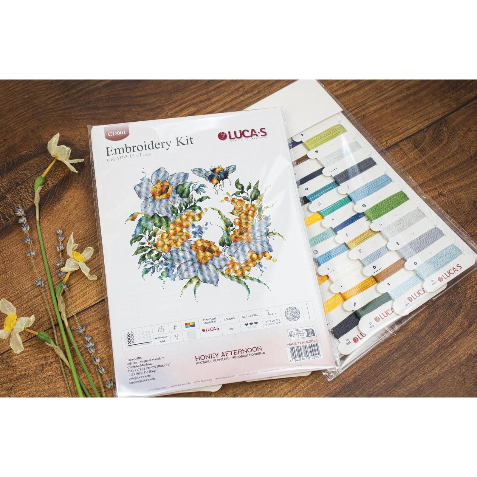 Luca-S Honey Afternoon Counted Cross-Stitch Kit
