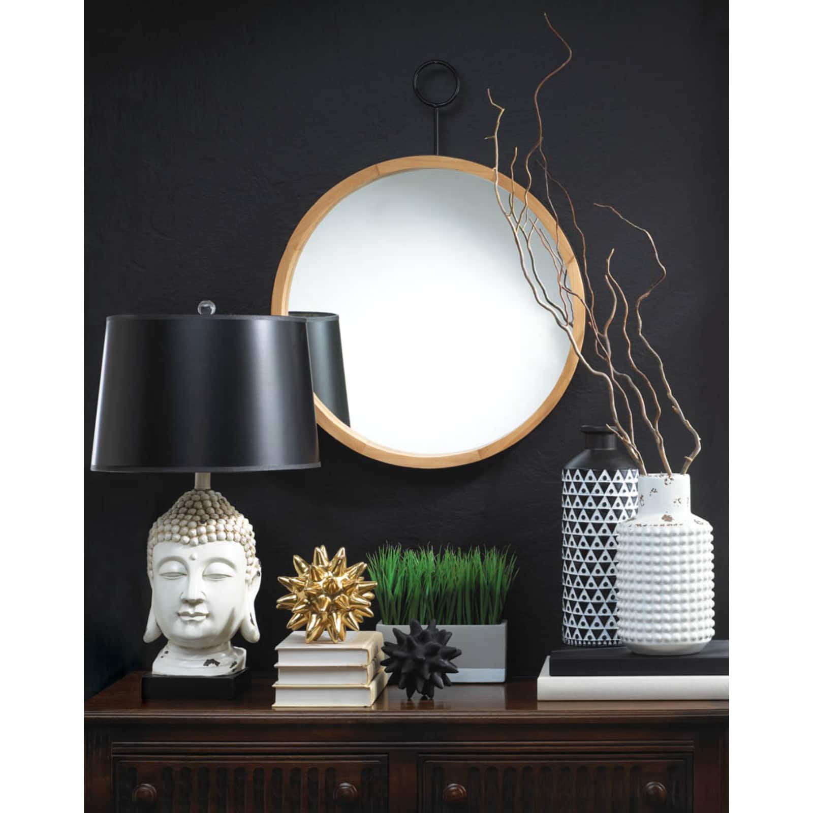 Nikki Chu Storico Gold and Black Spike Sculptures