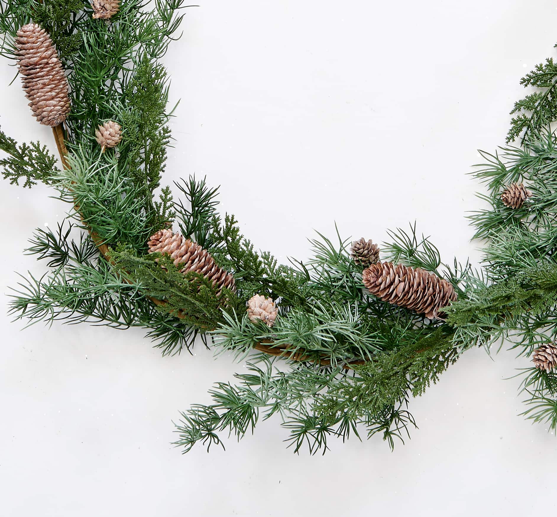 60" Mixed Pine and Pinecone Artificial Christmas Garland