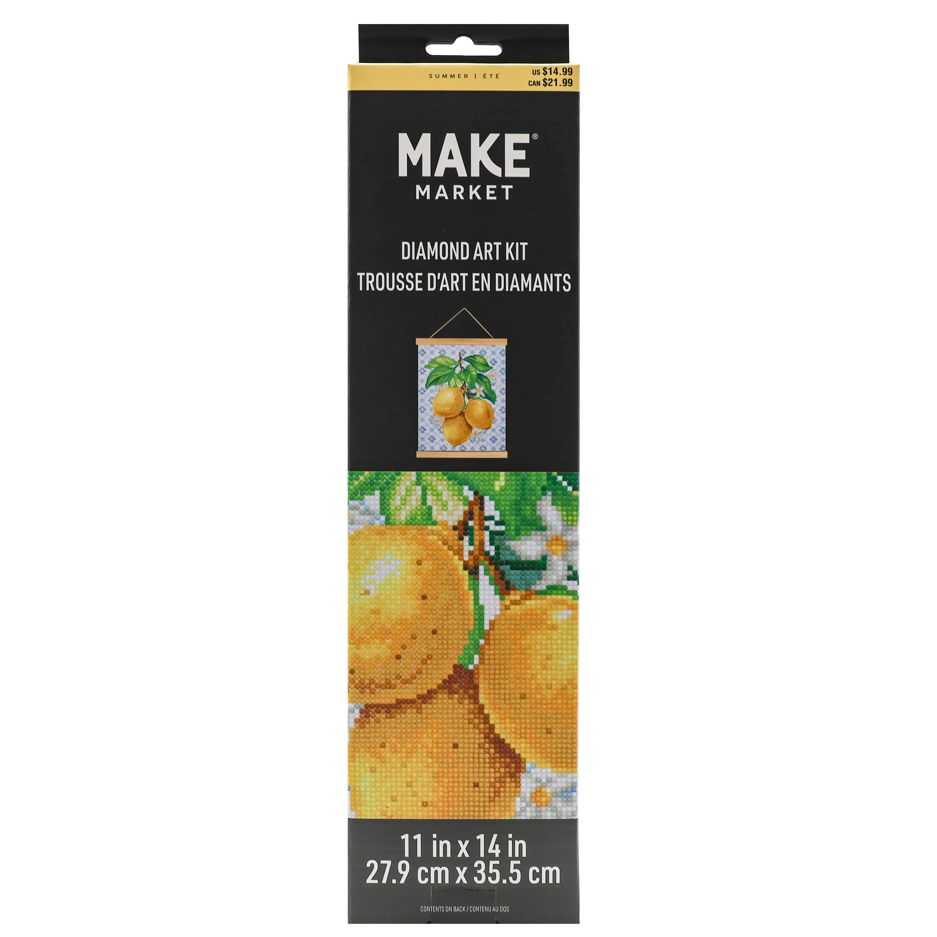 11" x 14" Lemons Diamond Art Kit by Make Market®
