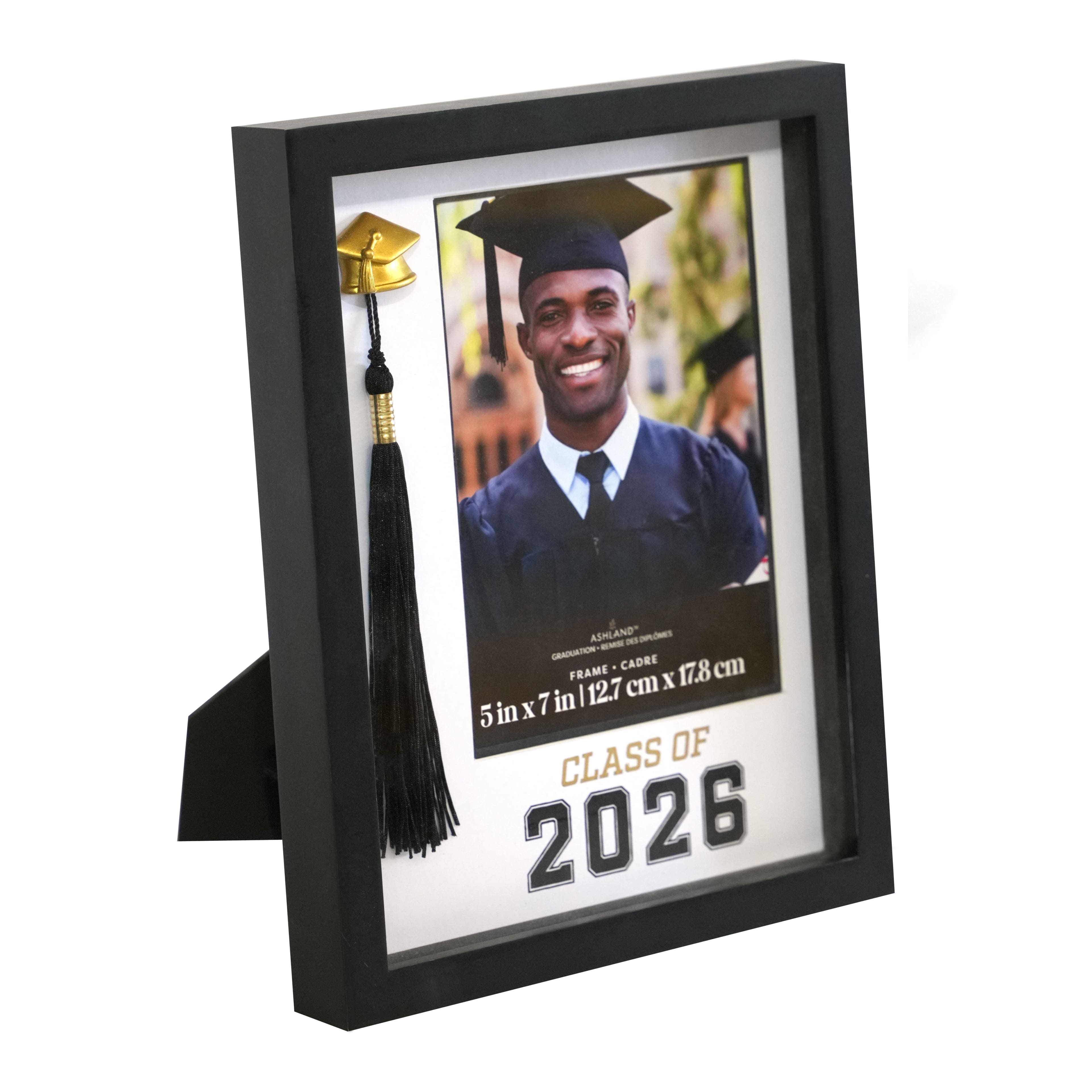 5" x 7" Black & White Class of 2026 Tassel Frame, Graduation by Ashland®