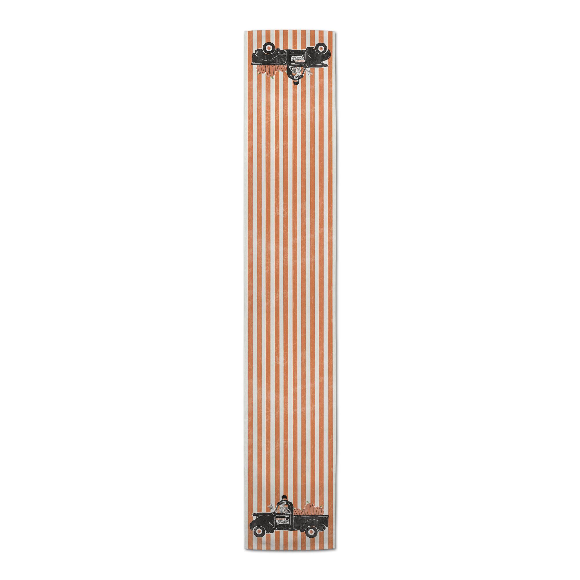 90" Skellys Landscaping Truck Poly Twill Table Runner