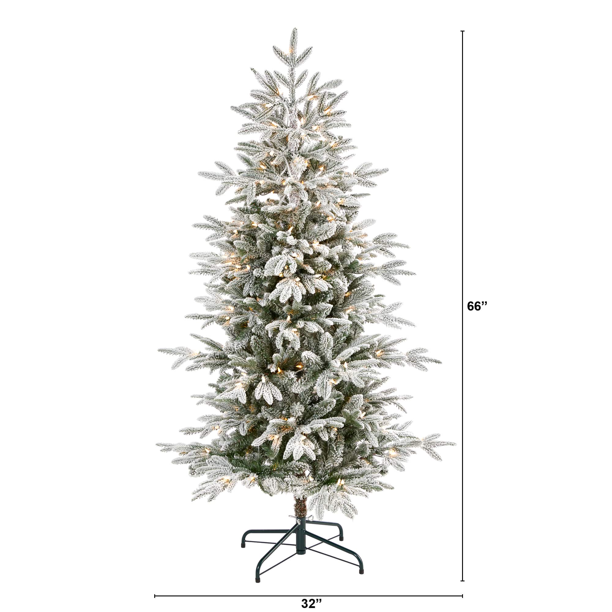 5.5ft. Pre-Lit Manchester Spruce Artificial Christmas Tree, Clear LED Lights