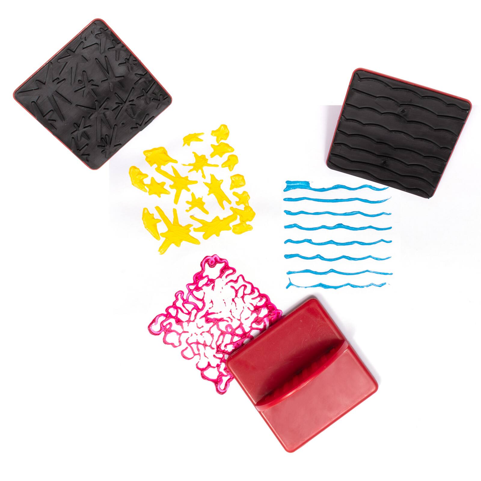 Center Enterprises Paint Effect Stamp Tools, 3 Packs of 6
