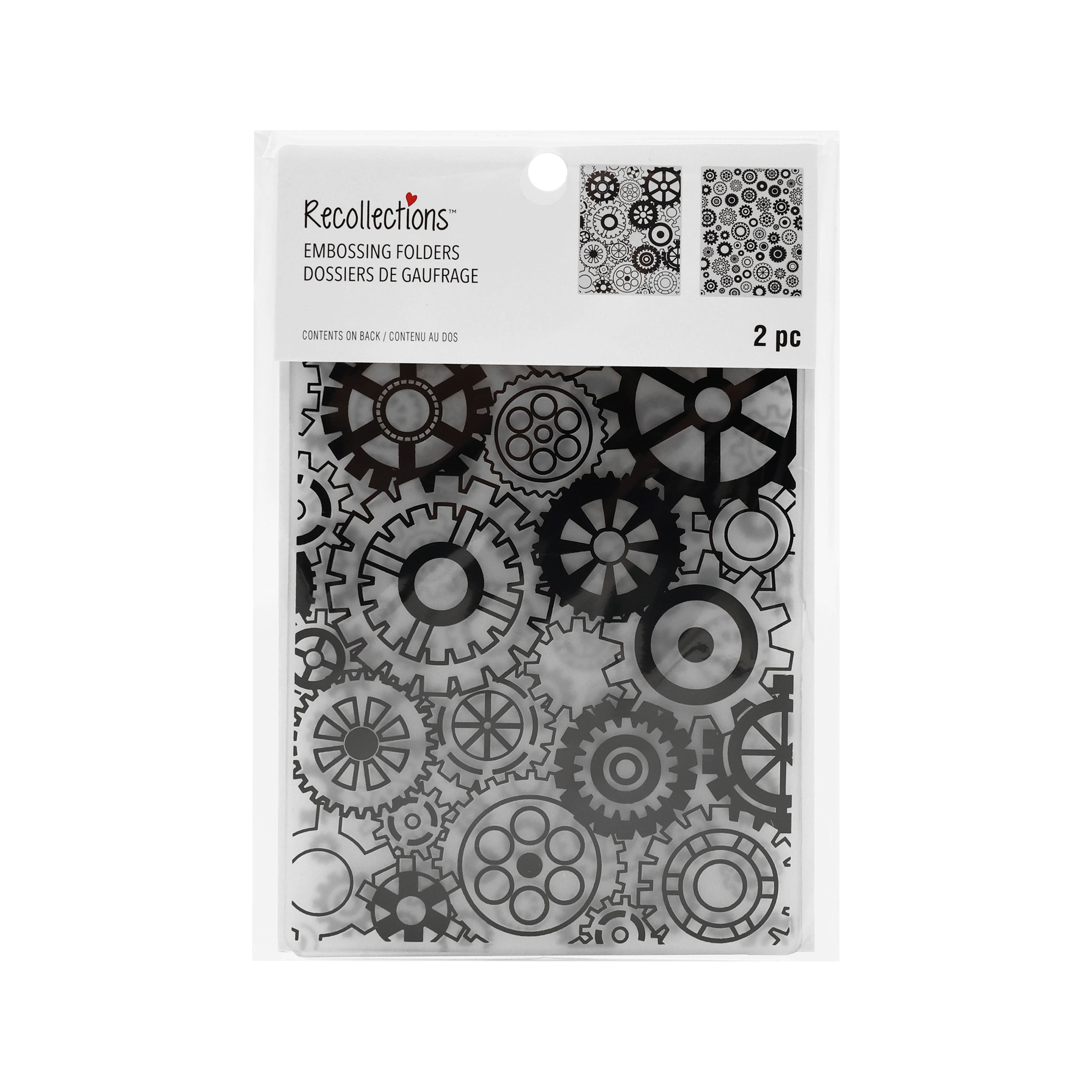 12 Pack: Gears Embossing Folders Set by Recollections™