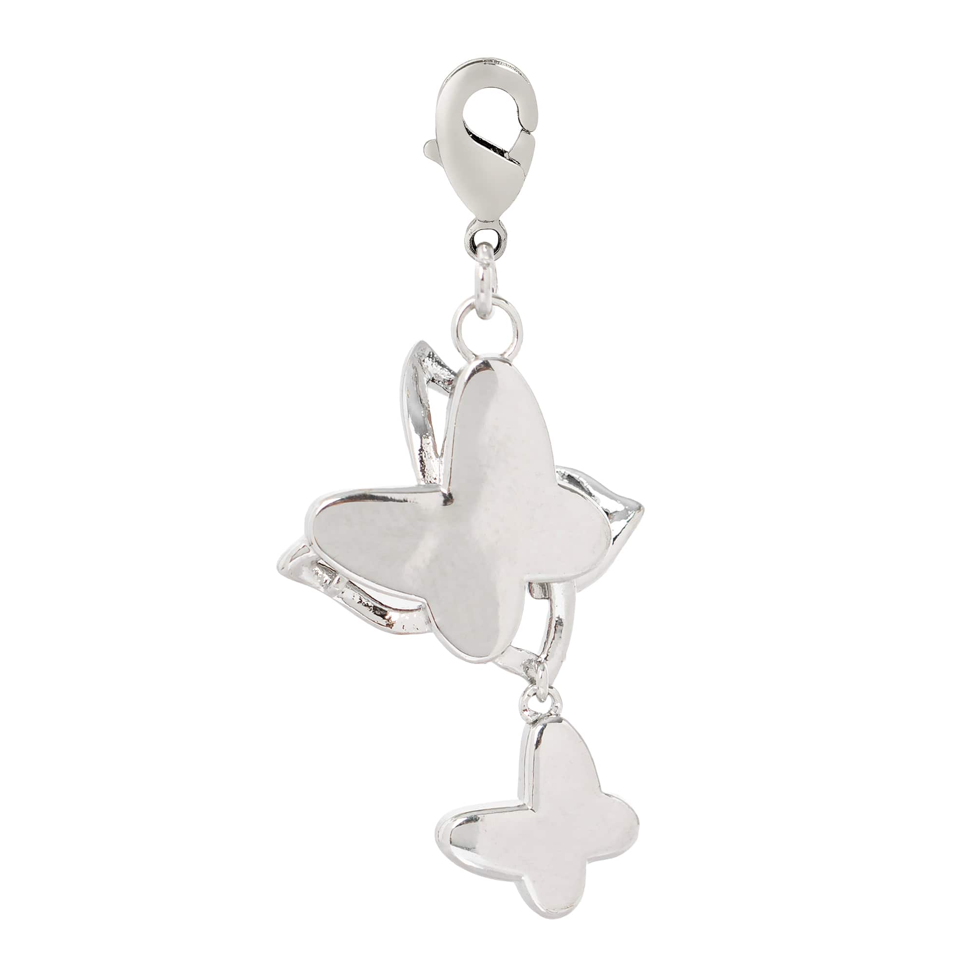 Double Butterfly Austrian Crystal Charm by Bead Landing™