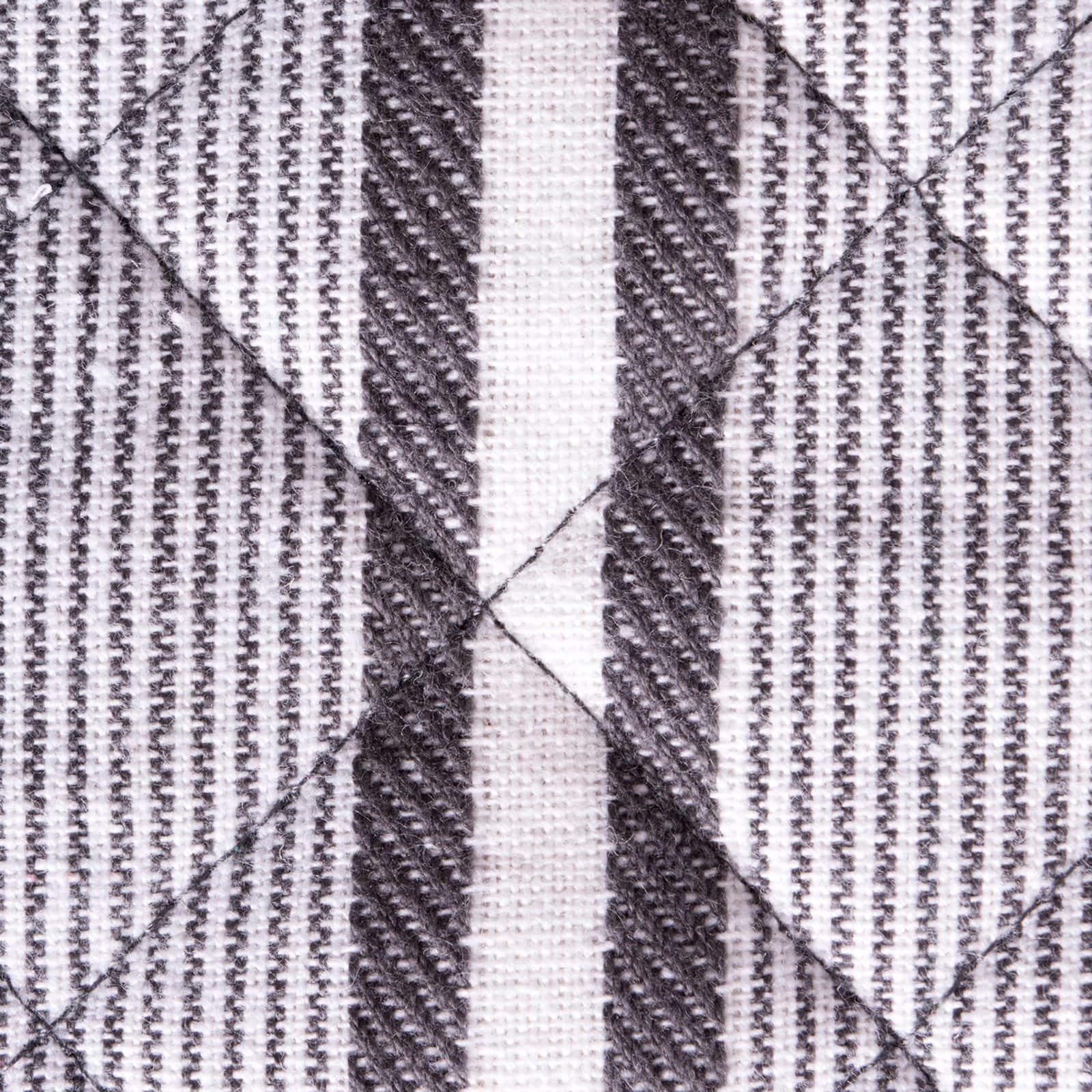DII® Mineral Gray Stripe Double Oven Mitt